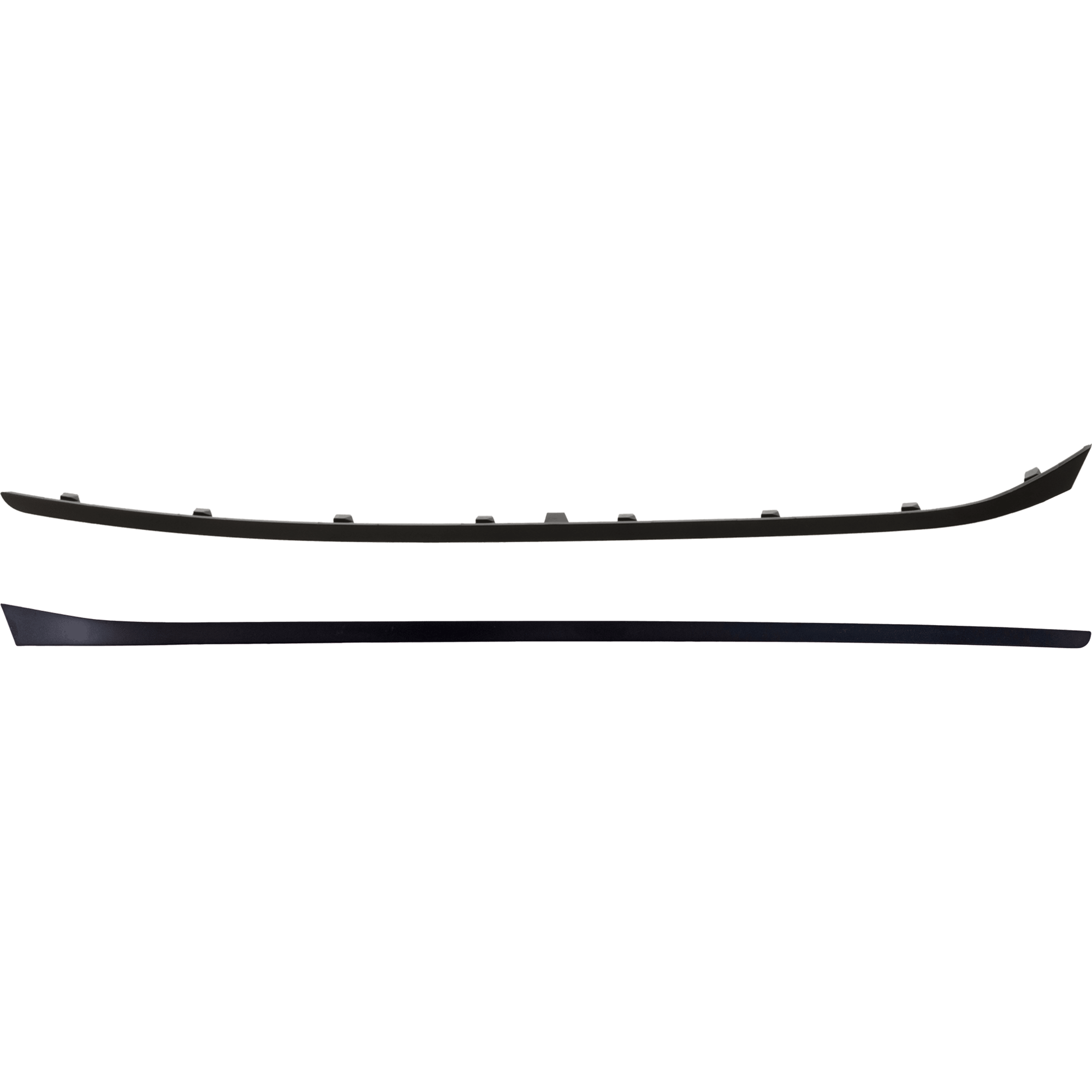 AM A3-15-16 FRONT BUMPER MOLDING RH AND LH Textured Black SKU SET RA01590011 Partslink AU1046102 AU1047102 OEM 8V5807533-8V5807534