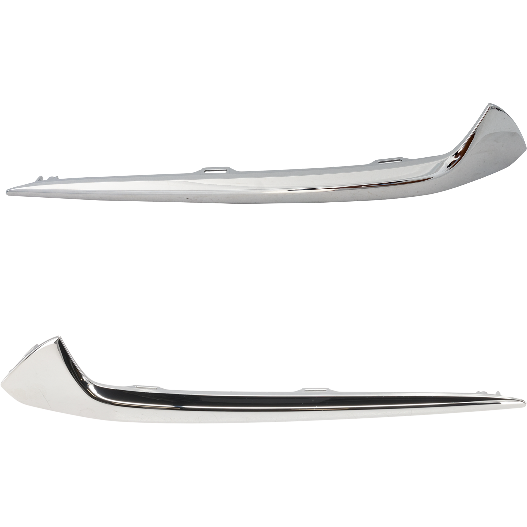 AM RDX 22-23 FRONT BUMPER MOLDING RH AND LH Cover Trim Chrome ABS w o PMC Edition Package Advance Base Technology Models SKU SET RA01590027 Partslink AC1046108 AC1047108 OEM 71104TJBA20-71109TJBA20