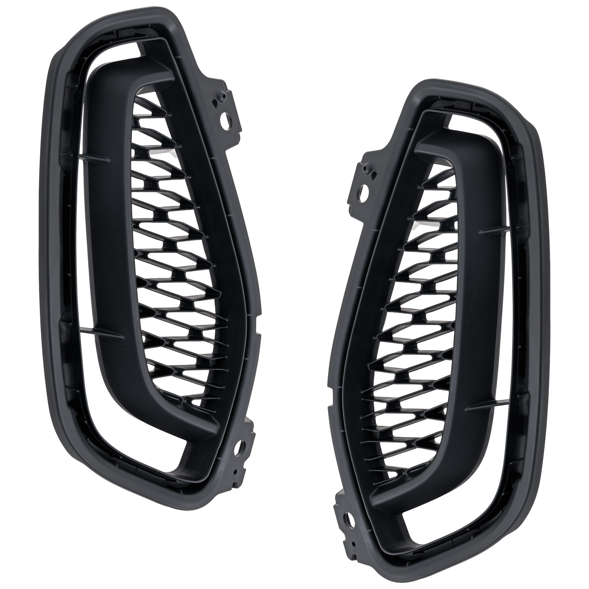 AM RDX 22-23 FRONT BUMPER MOLDING RH AND LH Cover Trim Textured Black Base Model Advance Technology Package w o PMC Edition Package SKU SET RA01590031 Partslink AC1038127 AC1039127 OEM 71103TJBA20-71108TJBA20