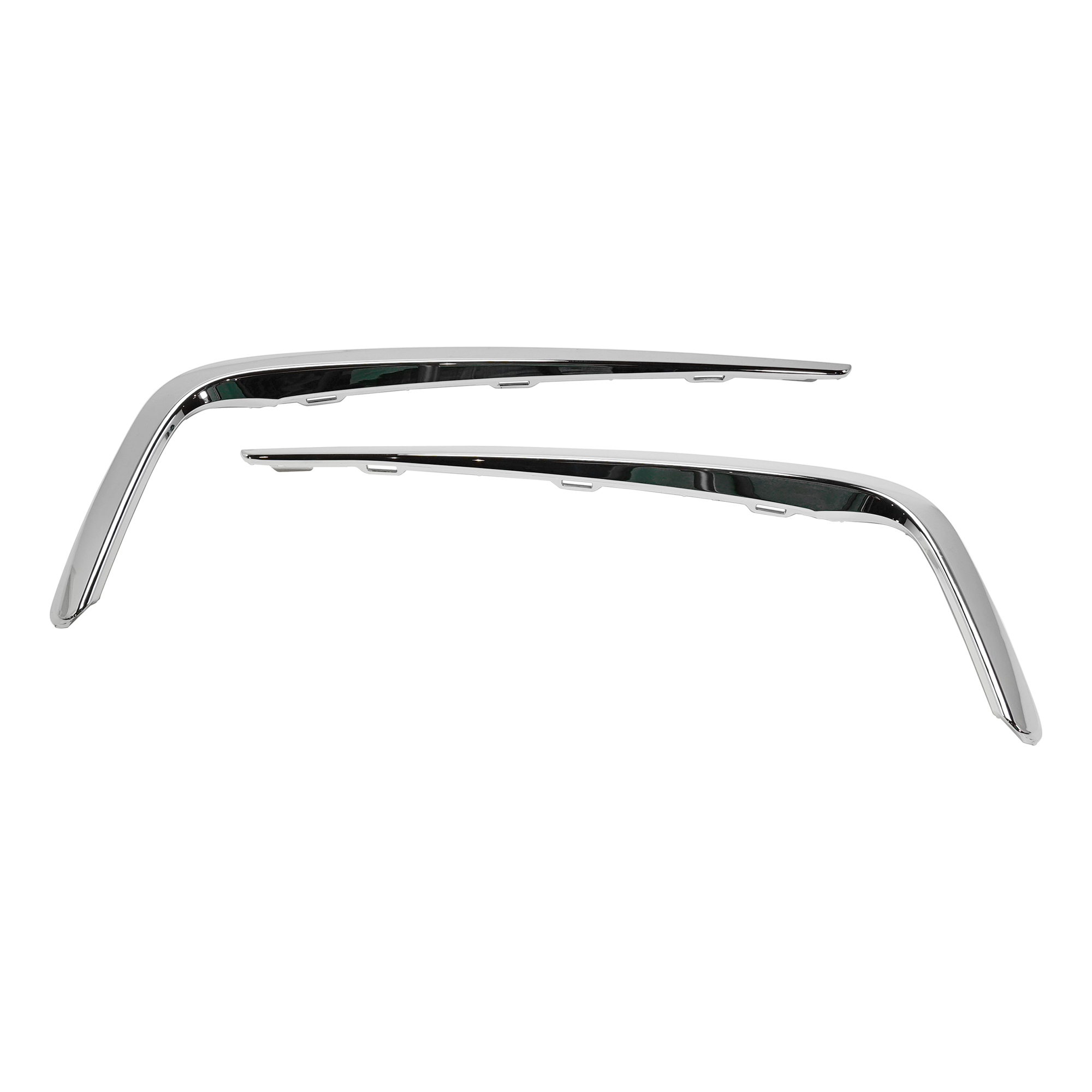 AM MDX 17-20 FRONT BUMPER MOLDING RH AND LH Garnish Chrome Exc. A Spec Model SKU SET RA01610003 Partslink AC1047102 AC1046102 OEM 71104TZ5A00-71109TZ5A00