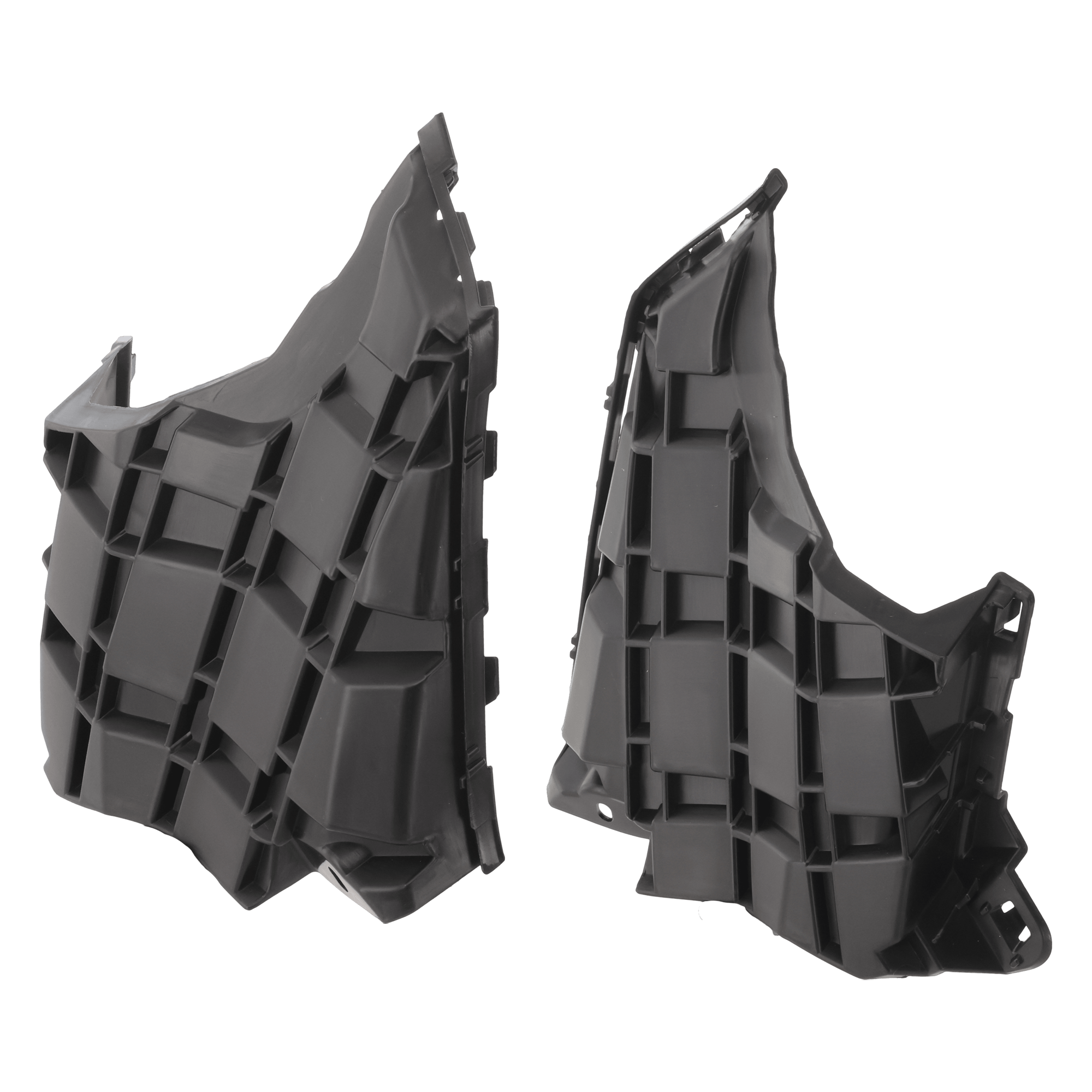 AM Q3-19-23 GRILLE REINFORCEMENT RH AND LH Cover Reinforcement Bracket Black Plastic w o S Line Package SKU SET RA07390001 Partslink AU1042118 AU1043118 OEM 83A807095-83A807096