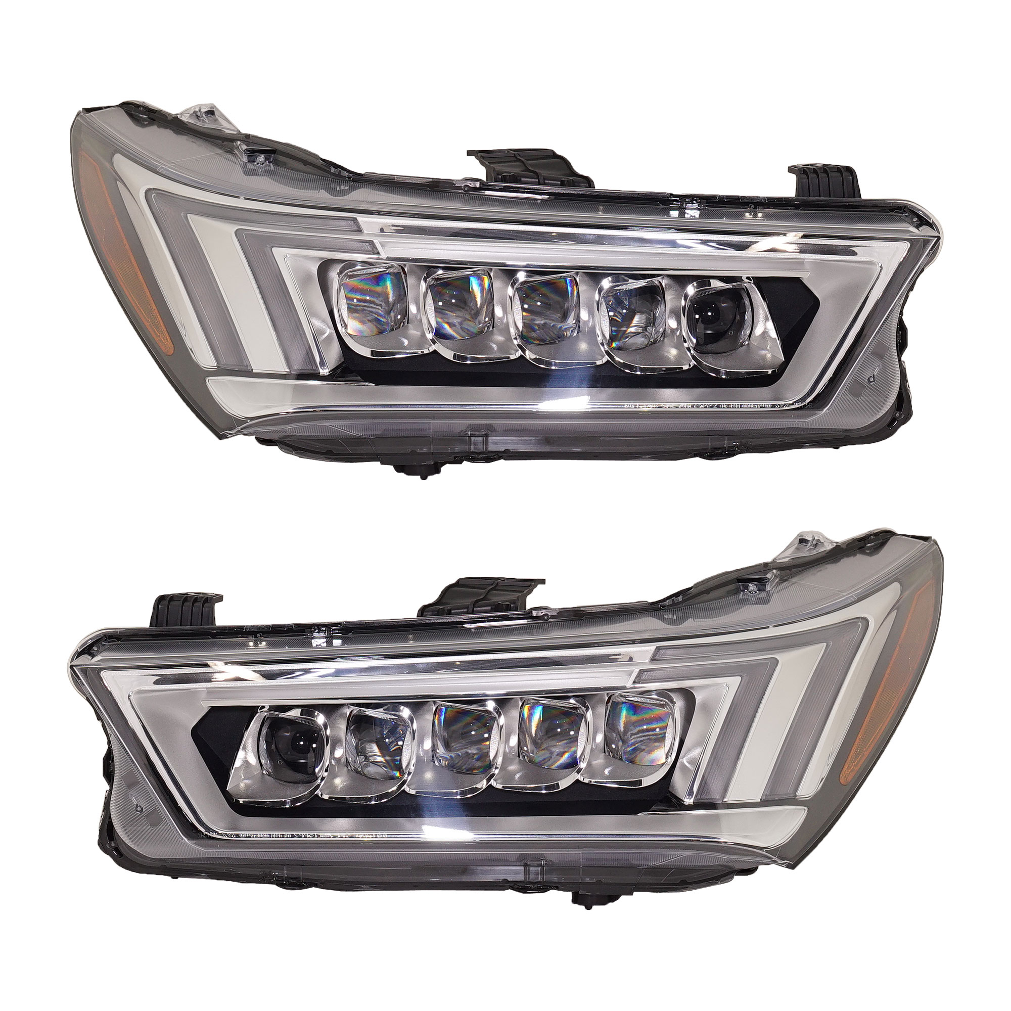 AM MDX 17-20 HEAD LAMP RH AND LH Assembly LED SKU SET RA10010027 Partslink AC2503130 AC2502130 OEM 33100TZ5A51-33150TZ5A51
