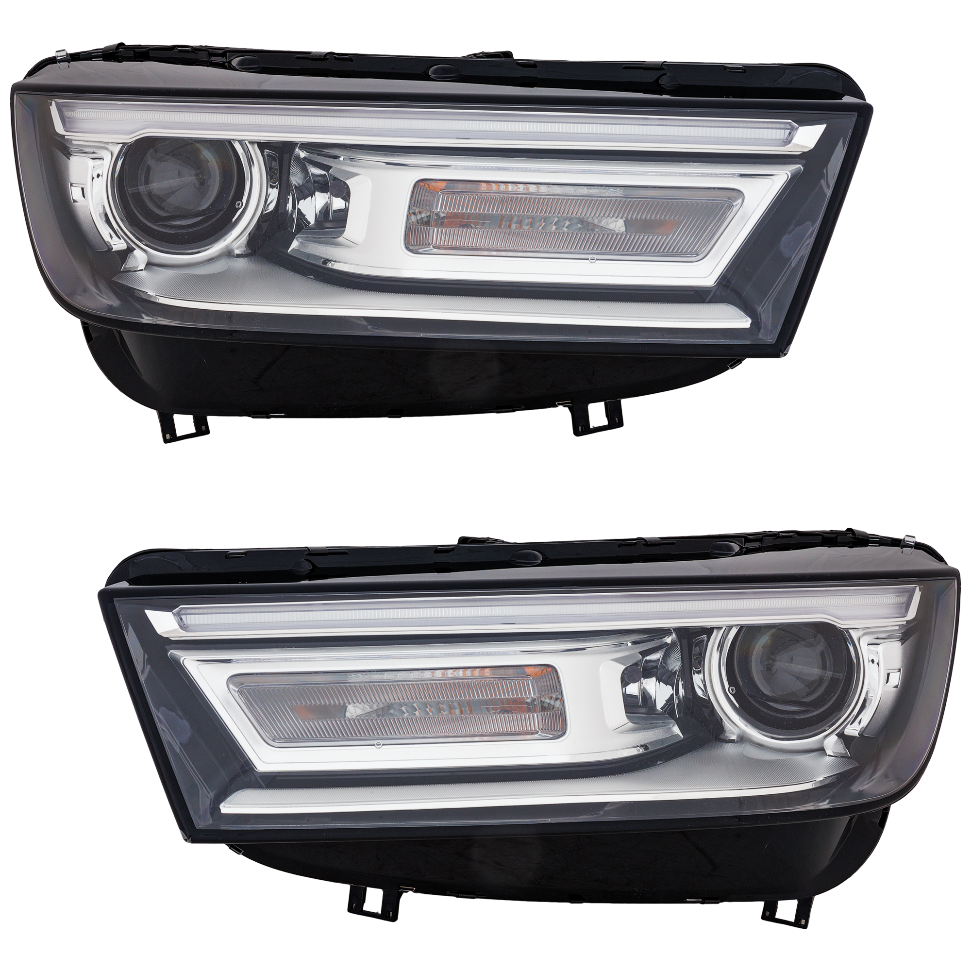 AM Q5 SQ5-18-20 HEAD LAMP RH AND LH Assembly HID Xenon w HID bulb and ballast SKU SET RA10010045A Partslink AU2502206 AU2503206 OEM 80A941044H PFM 80A941043H PFM
