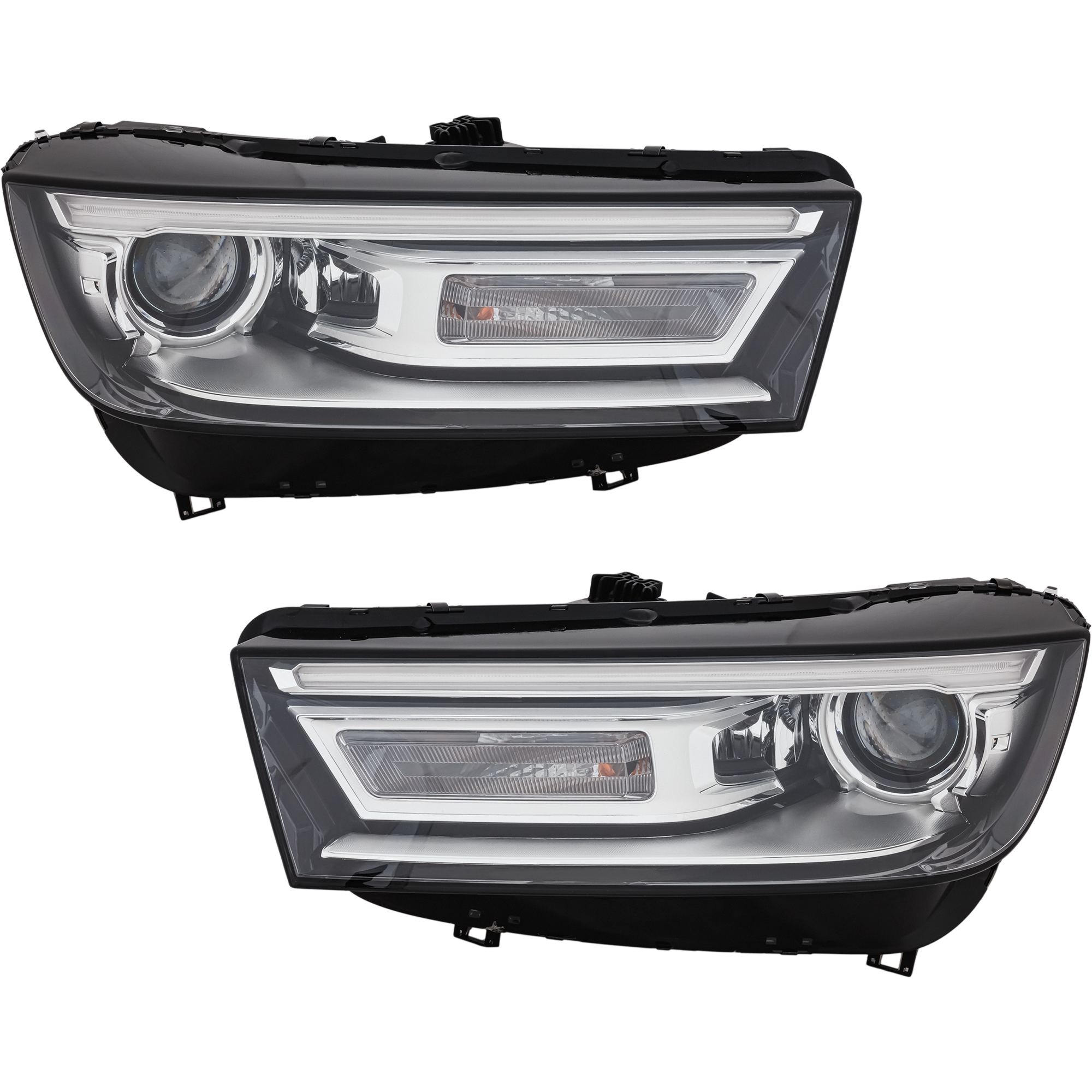 AM Q5 SQ5-18-20 HEAD LAMP RH AND LH Lens and Housing HID Xenon CAPA SKU SET RA10010045UQ