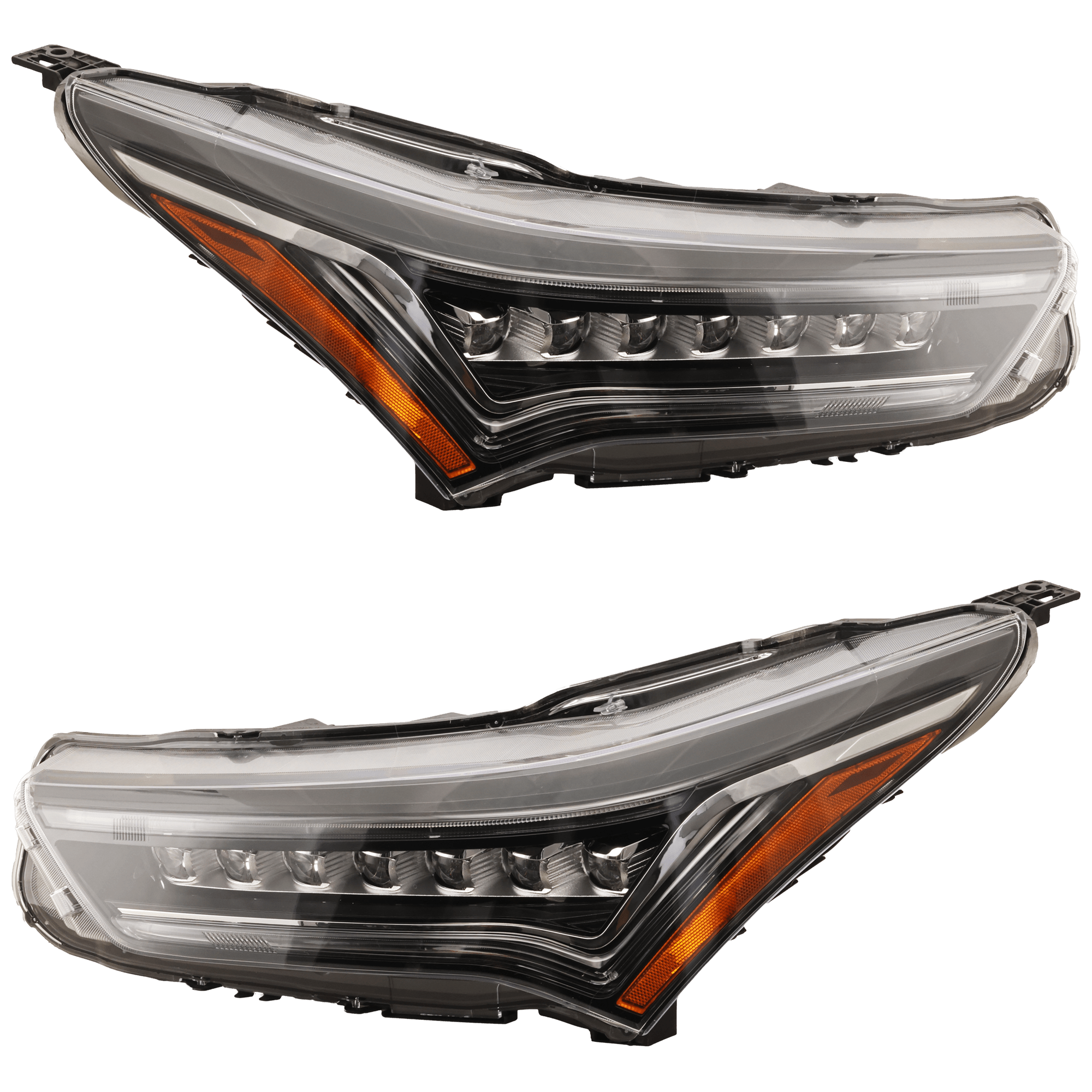 AM RDX 19-23 HEAD LAMP RH AND LH Assembly LED A Spec A Spec Advance Platinum Elite Advance Base Elite Technology Models w o Adaptive Headlight CAPA SKU SET RA10010061AQ Partslink AC2503140C AC2502140C OEM 33100TJBA21-33150TJBA21