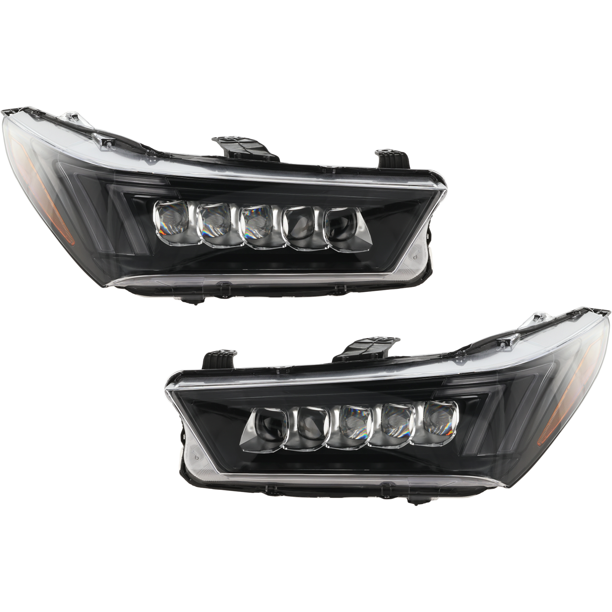 AM MDX 17-20 HEAD LAMP RH AND LH Assembly LED w o Logo A Spec Model SKU SET RA10010067A Partslink AC2503135 AC2502135 OEM 33100TZ5A91-33150TZ5A91