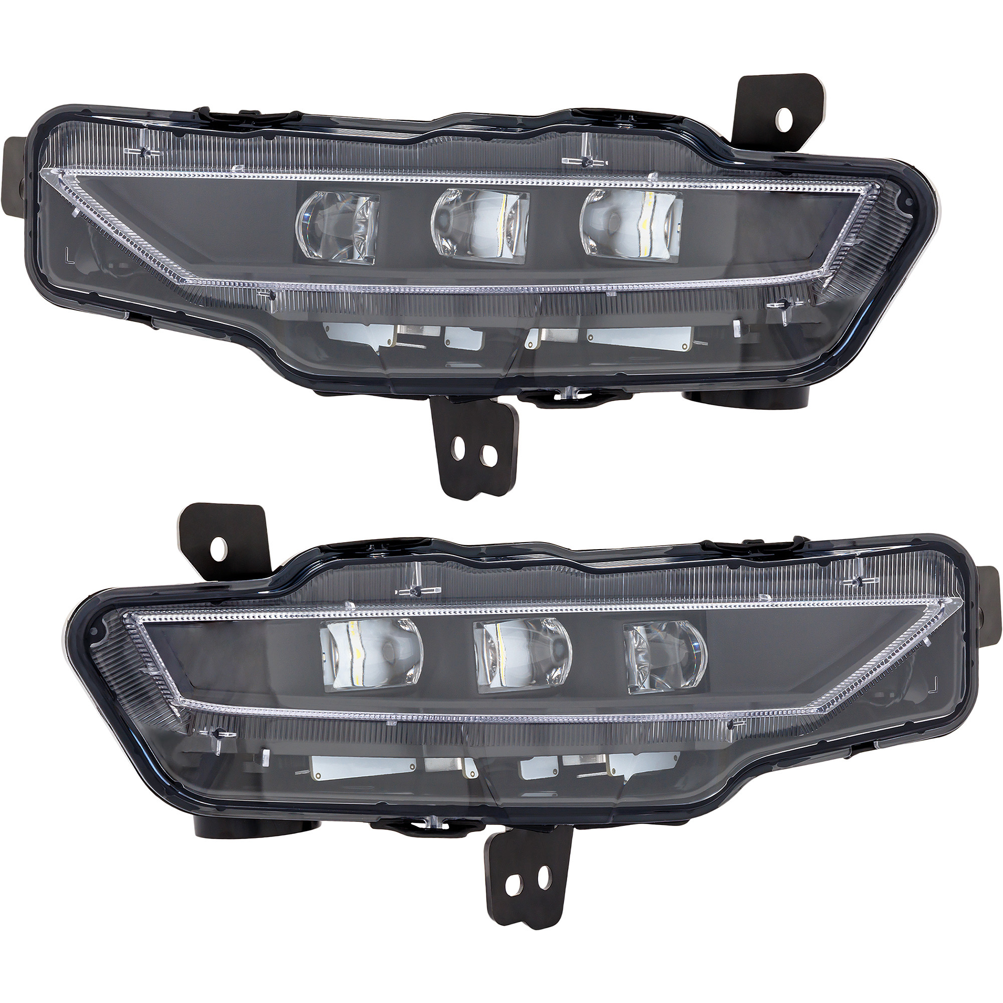 AM ILX RDX 19-23 FRONT FOG LAMP RH AND LH Assembly SKU SET RA10750015A Partslink AC2592115 AC2593115 OEM 33900TJBA01-33950TJBA01