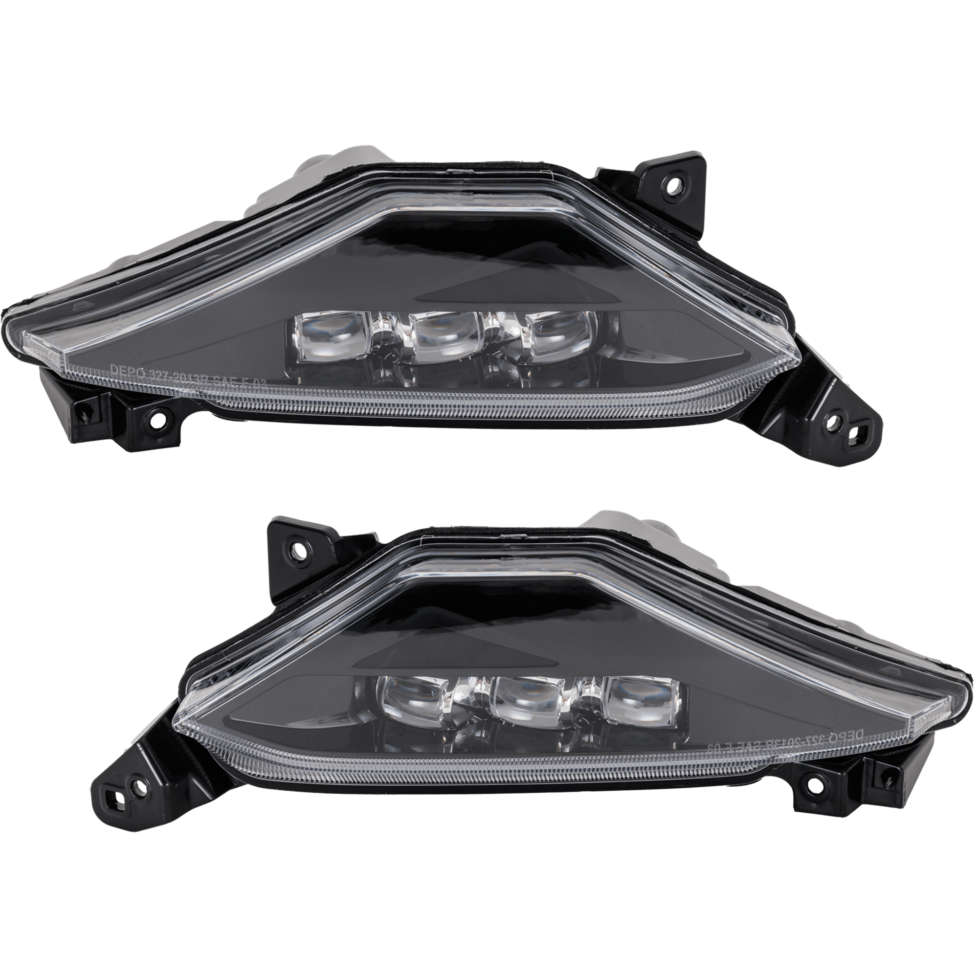 AM MDX 22-22 FOG LAMP RH AND LH Assembly LED Advance A Spec Platinum Elite Models SKU SET RA10750017A Partslink AC2592116 AC2593116 OEM 33900TYAA02-33950TYAA02