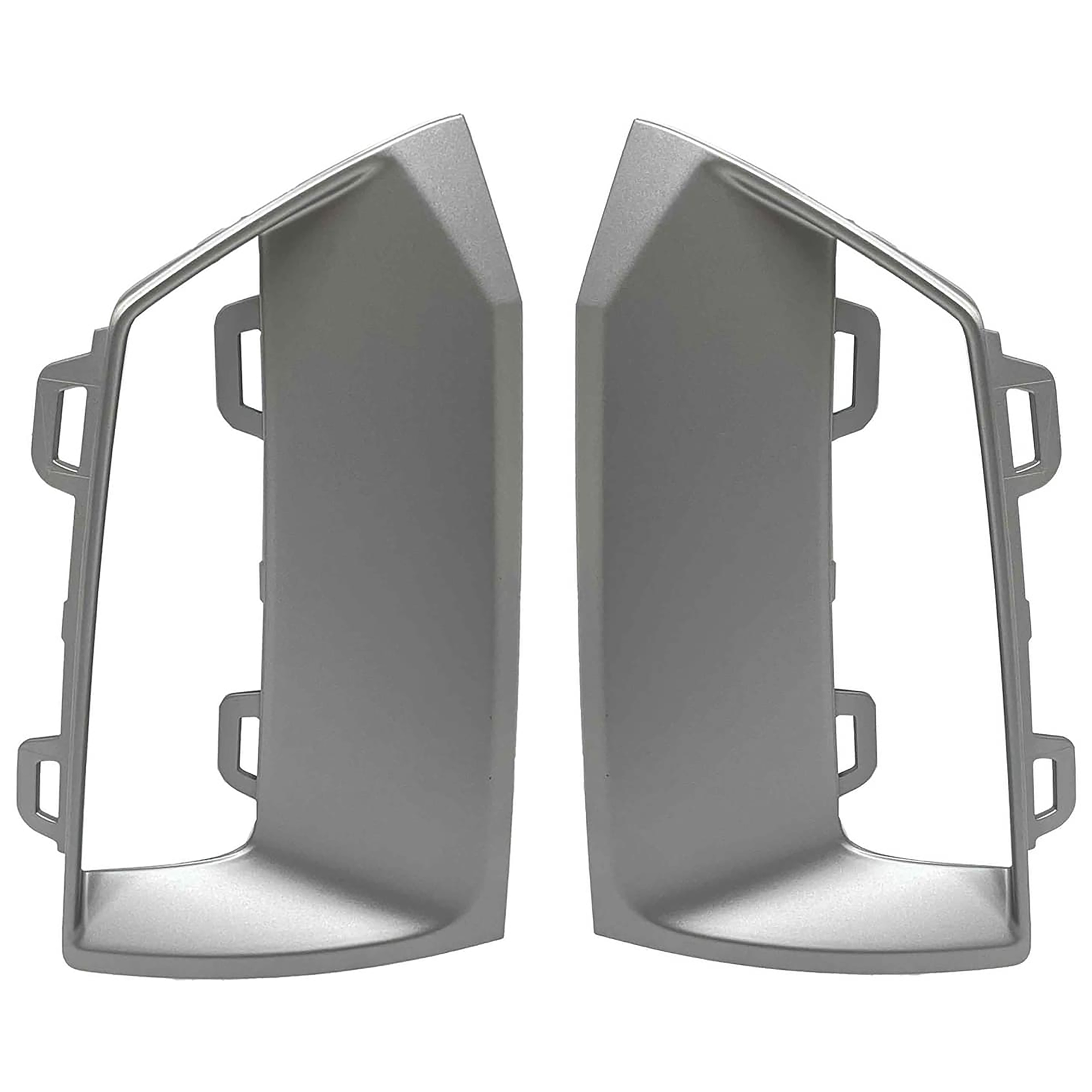 AM Q7-20-23 FOG LAMP COVER RH AND LH Silver w o S Line Package SKU SET RA10770021 Partslink AU1038160 AU1039160 OEM 4M0807697ATB2-4M0807698ATB2
