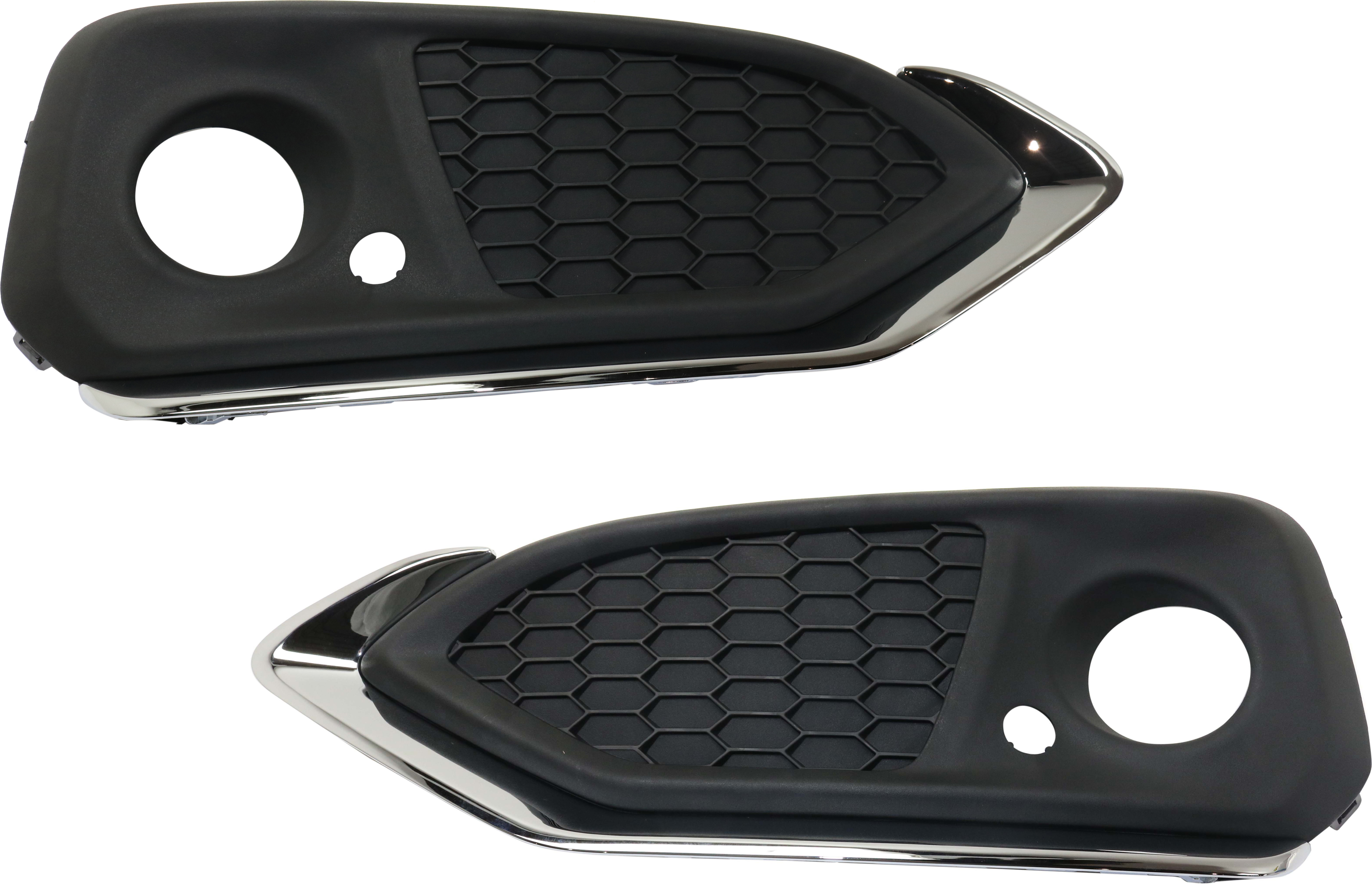AM RDX 16-18 FRONT FOG LAMP MOLDING RH AND LH Textured Black w Chrome Trim SKU SET RA10820003 Partslink AC1038113 AC1039113 OEM 71104TX4A81-71109TX4A81