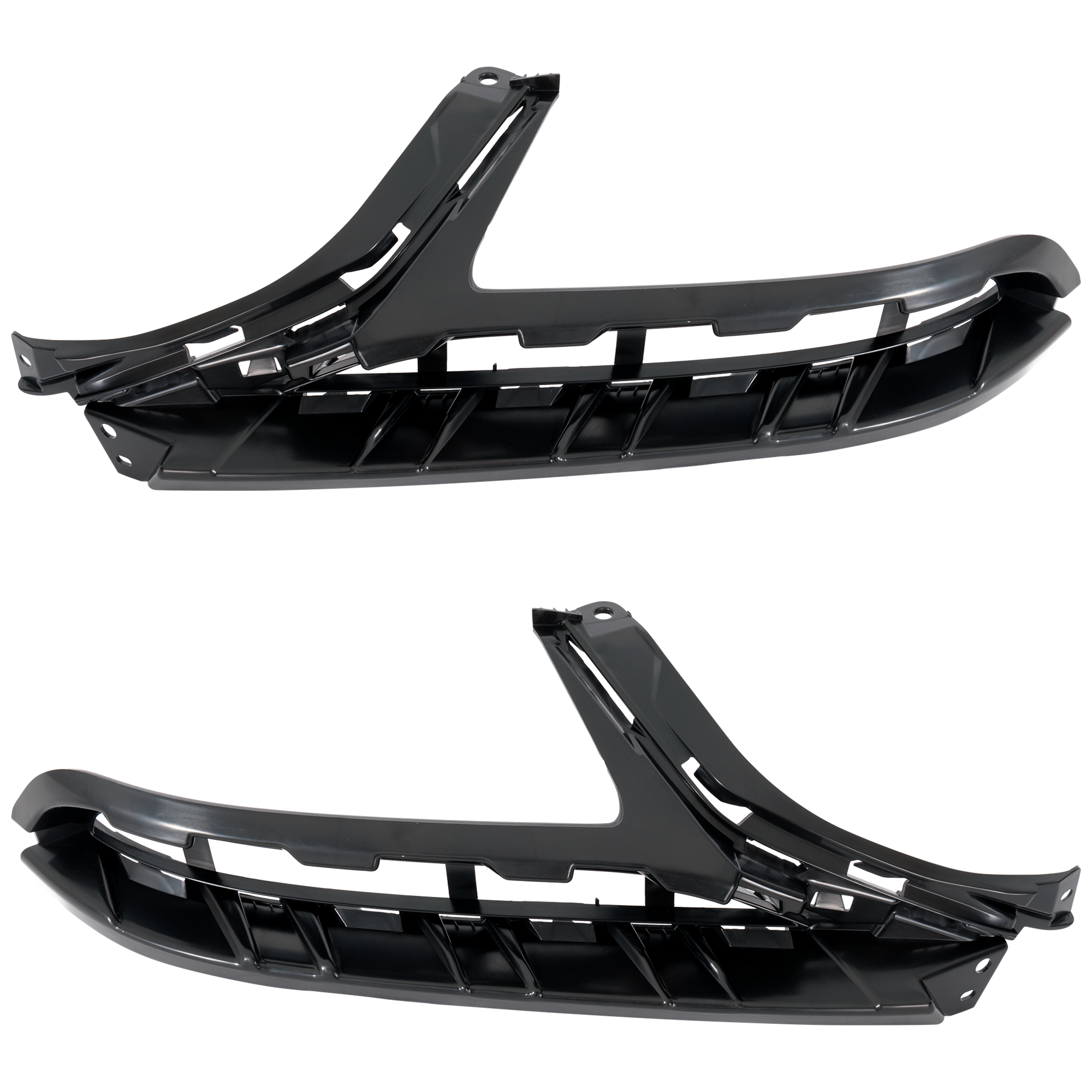 AM Q7-17-19 FRONT BUMPER AIR INTAKE AIR DUCT RH AND LH Black w o S Line Package SKU SET RA16230003 Partslink AU1038157 AU1039157 OEM 4M0807157D 4M0807158D