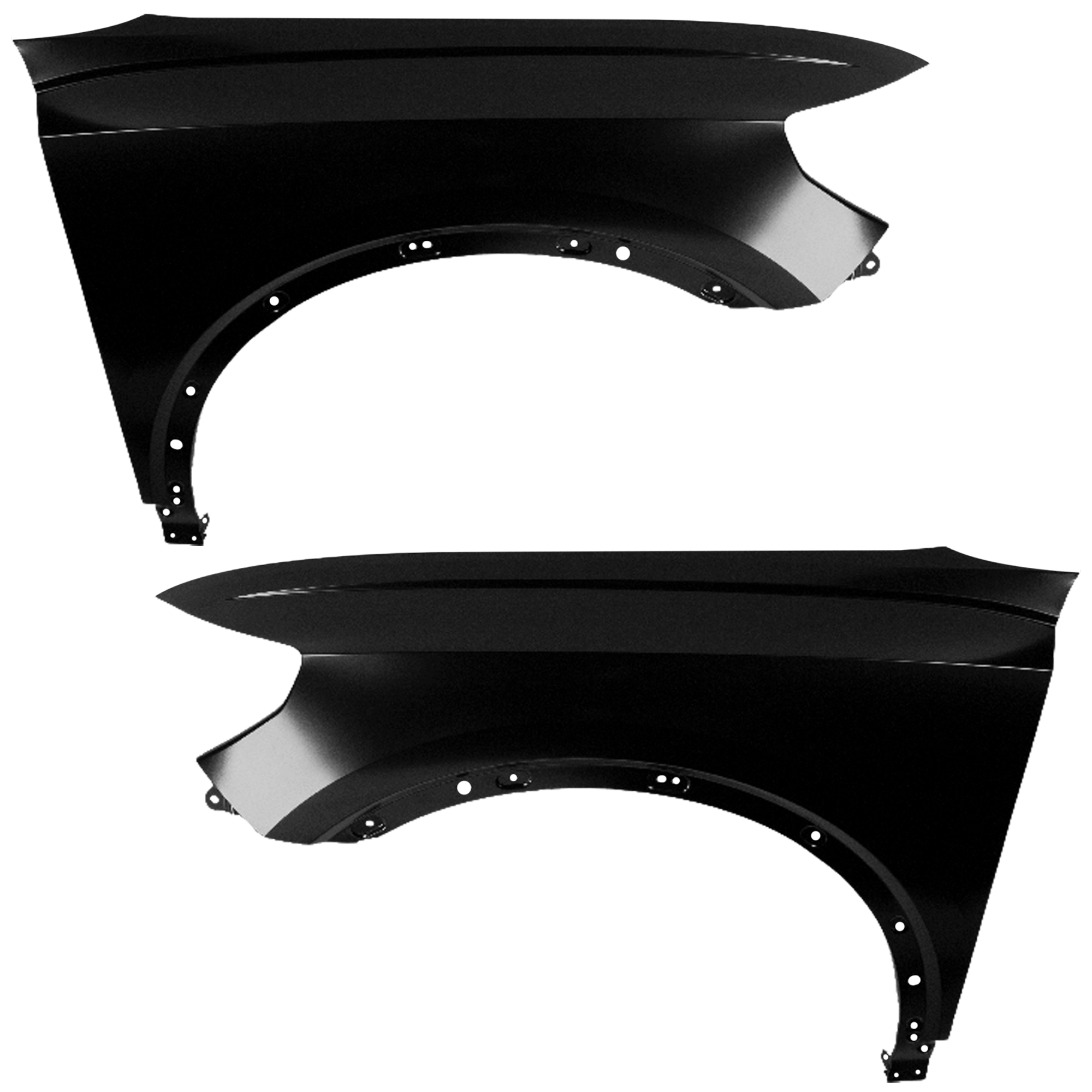 AM Q3-19-23 FRONT FENDER RH AND LH Steel SKU SET RA22010021 Partslink AU1240147 AU1241147 OEM 83A821021-83A821022