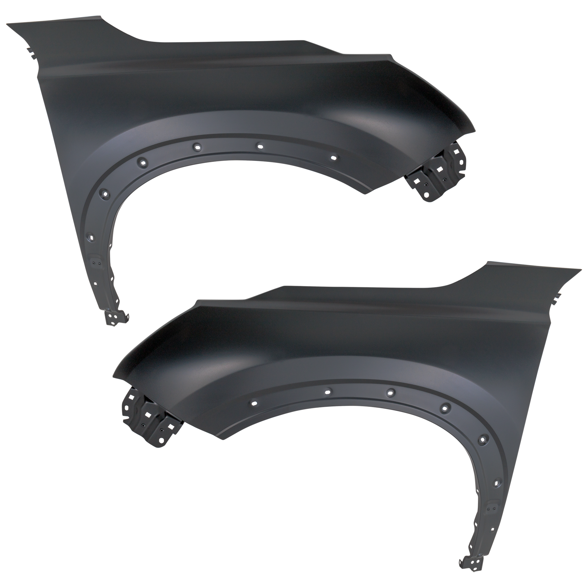 AM PATHFINDER 22-24 FRONT FENDER RH AND LH Aluminum w o Lamp Hole SKU SET RA22010033 Partslink NI1240244 NI1241244 OEM 631006TA0A 631016TA0A