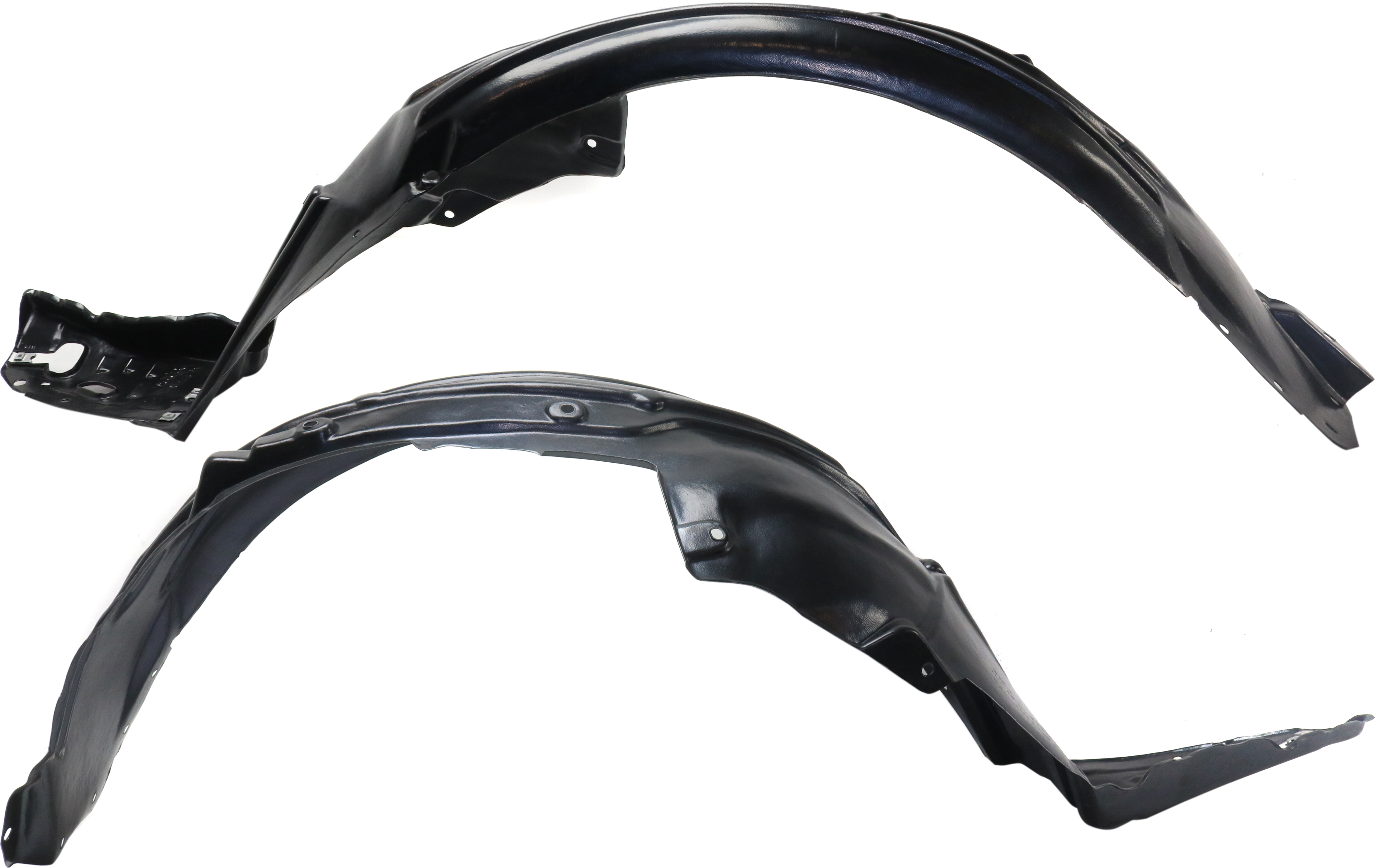 AM TL 12-14 FRONT FENDER LINER RH AND LH FWD SKU SET RA22210003 Partslink AC1249133 AC1248133 OEM 74101TK4A01 PFM 74151TK4A01 PF