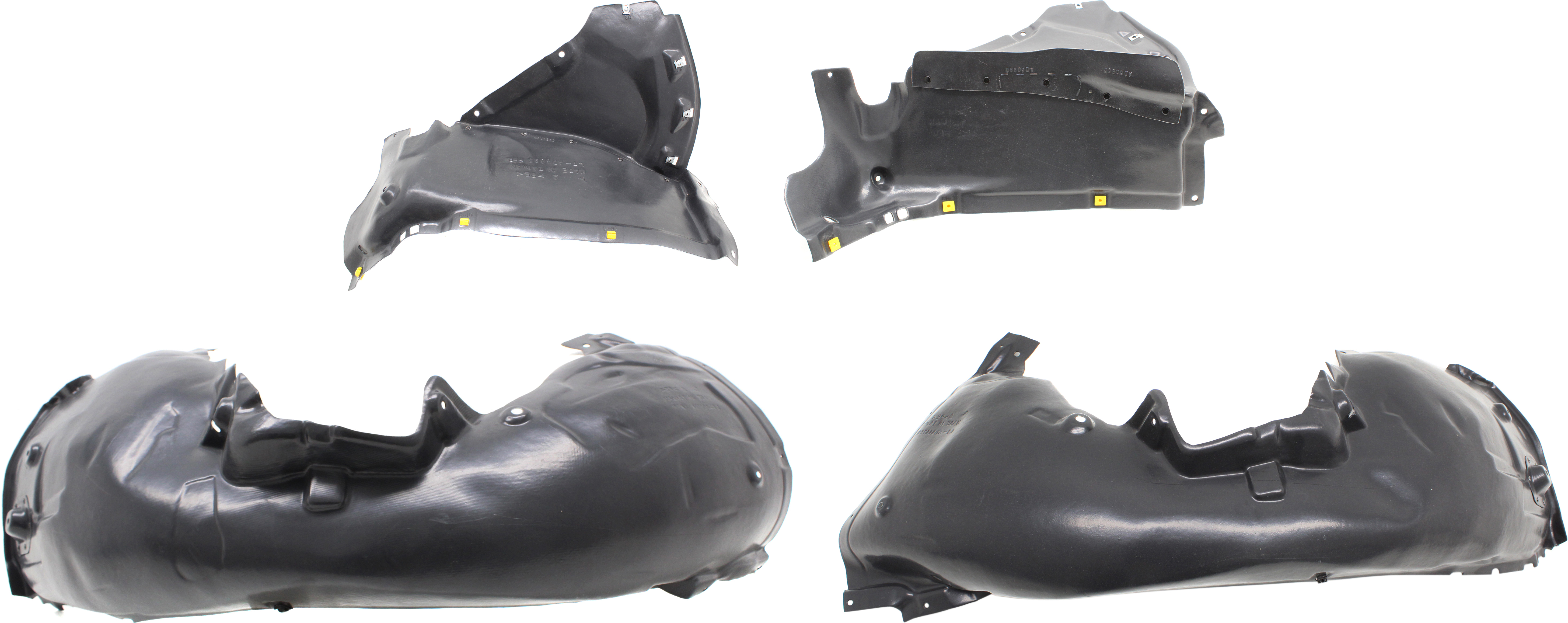 AM A4 A4 QUATTRO 17-18 FRONT FENDER LINER RH AND LH Front Section 4 pc kit w o S Line Pkg SKU SET RA22210009-4 Partslink AU1248134 AU1249134 AU1248133 AU1249133 OEM 8W0853887A PFM 8W0853888A PFM