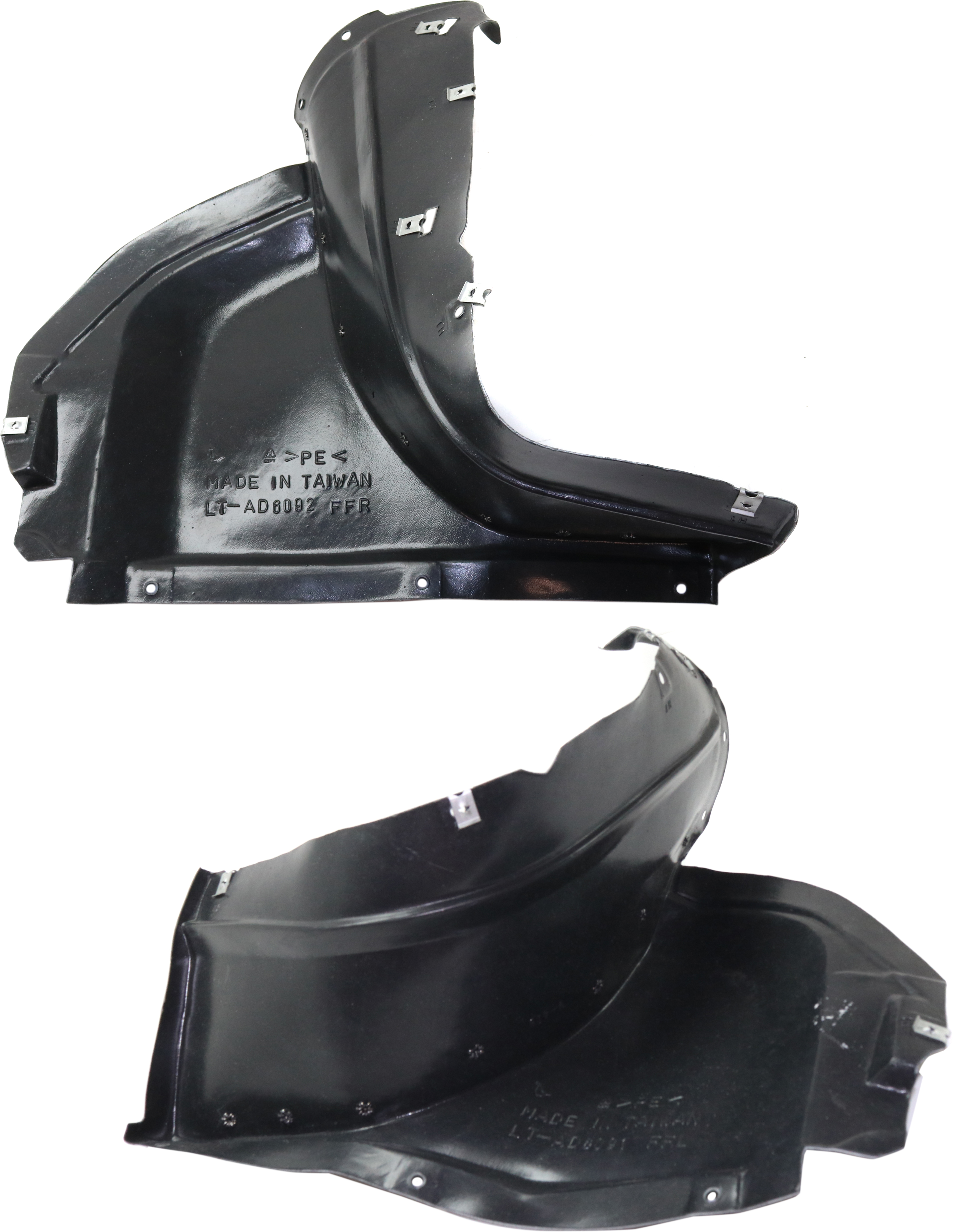 AM Q3 Q3 QUATTRO 15-18 FRONT FENDER LINER RH and LH Front Section SKU SET RA22210013 Partslink AU1248139 AU1249139 OEM 8U0853887A 8U0853888D