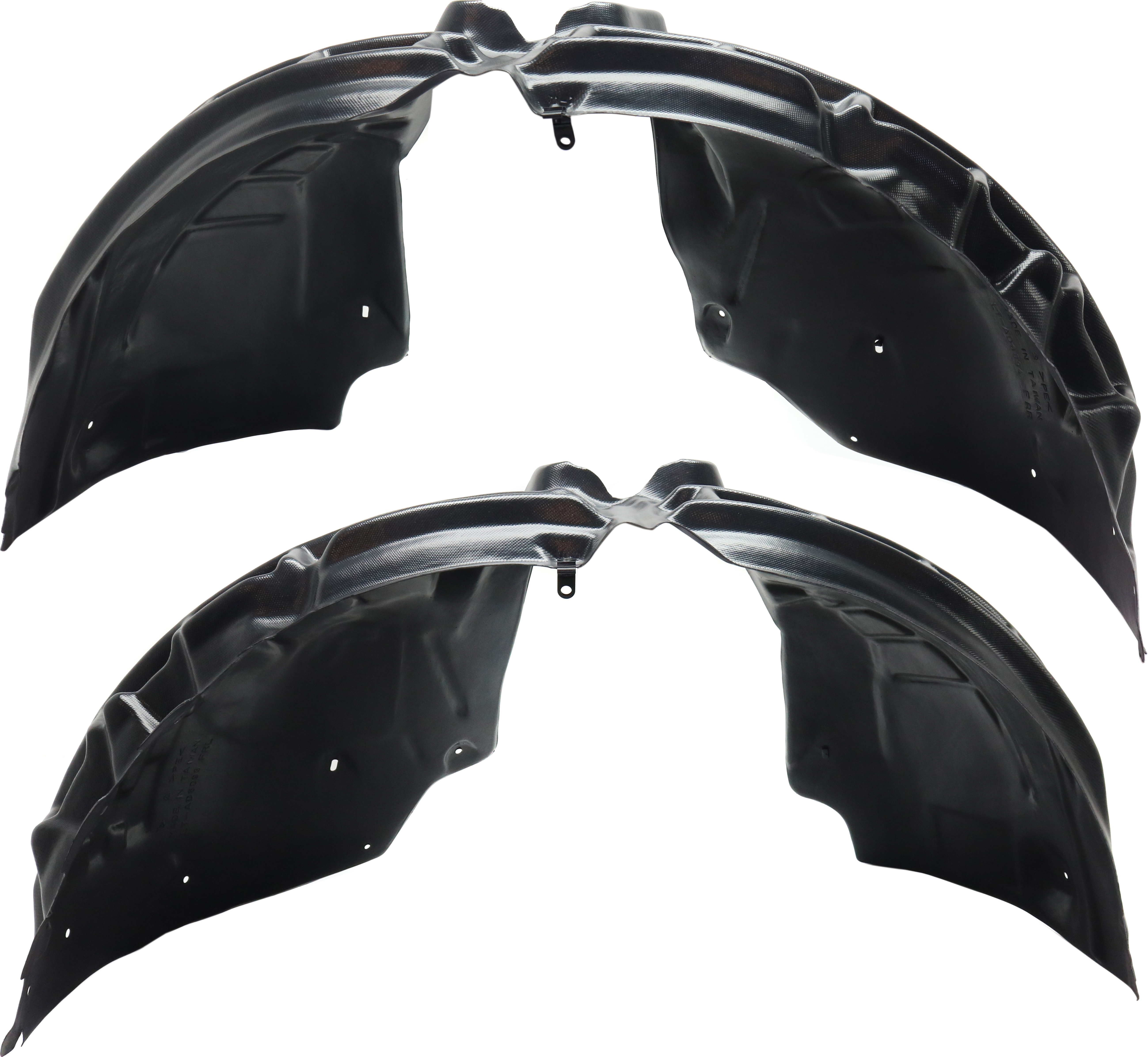 AM Q3 Q3 QUATTRO 15-18 FRONT FENDER LINER RH and LH Rear Section SKU SET RA22210015 Partslink AU1249138 AU1248138 OEM 8U0821172D 8U0821171D