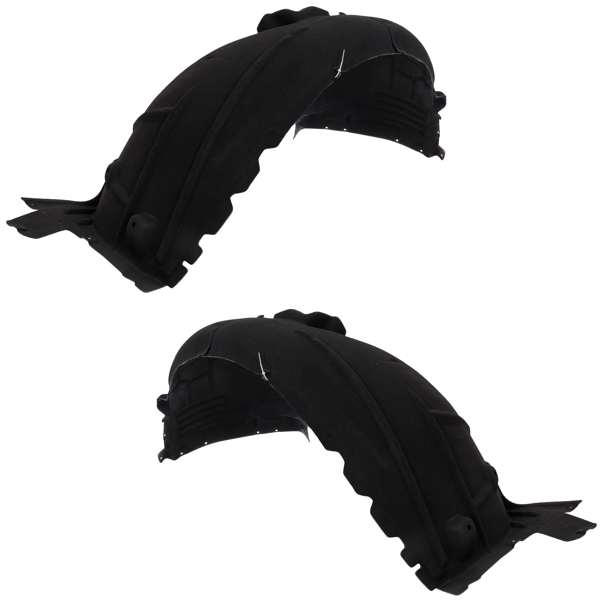 AM A6 QUATTRO 19-23 FRONT FENDER LINER RH AND LH Plastic Heated Form CAPA SKU SET RA22210045Q Partslink AU1249150C AU1248150C OEM 4K0821172Q 4K0821171M