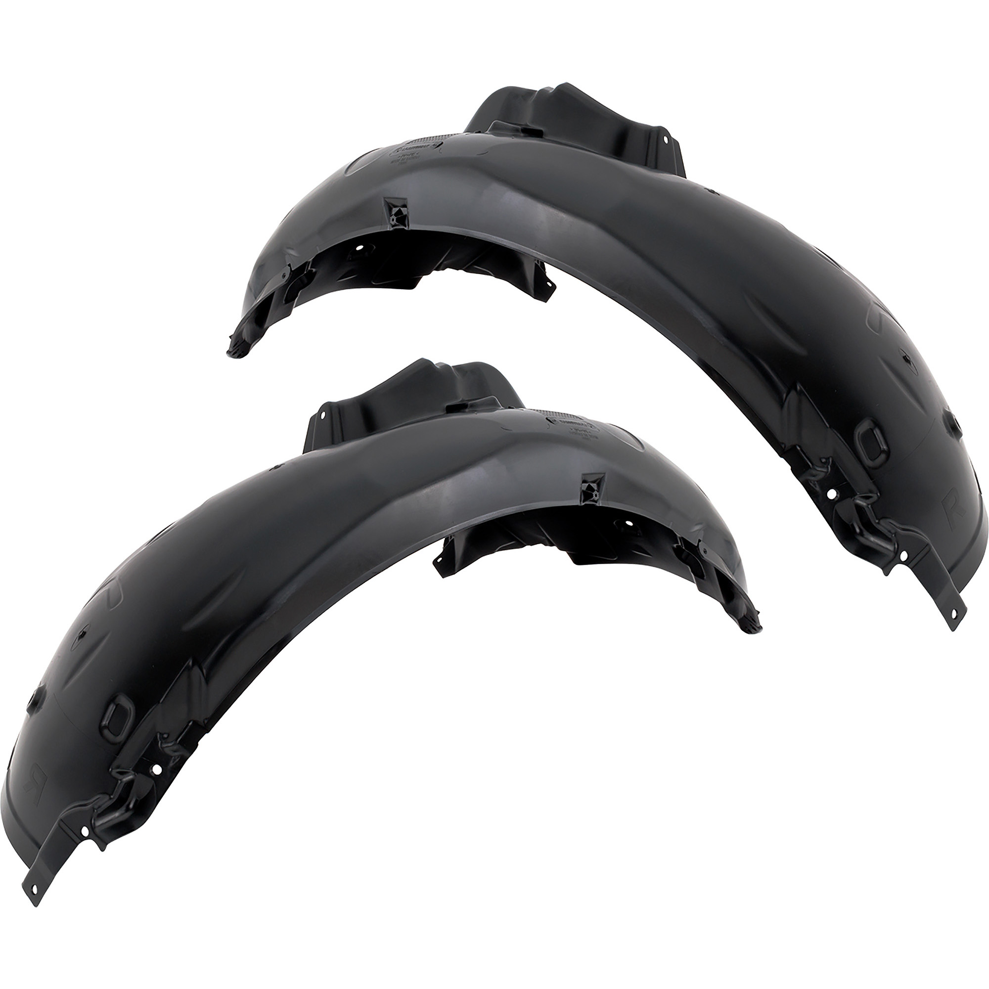 AM A4 S4-20-21 FRONT FENDER LINER RH AND LH Inner Panel Injection Form CAPA SKU SET RA22210047Q Partslink AU1248151C AU1249151C OEM 8W0821171G 8W0821172G