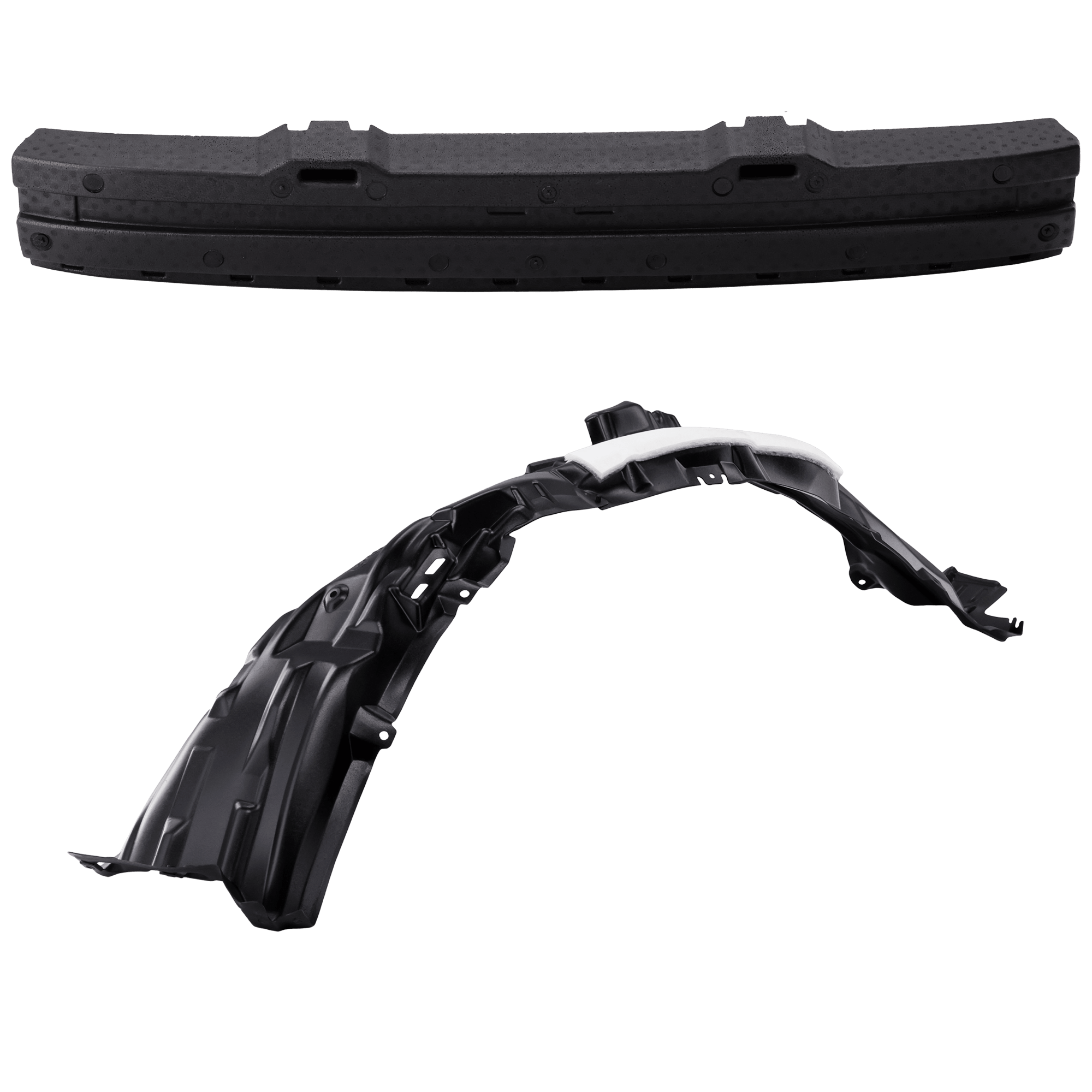 AM TLX 21-23 FRONT FENDER LINER RH AND LH Vacuum Form w o Insulation Foam Base Model SKU SET RA22210067 Partslink AC1248141 AC1249141 OEM 74100TGVA02-74100TGVA01-74150T