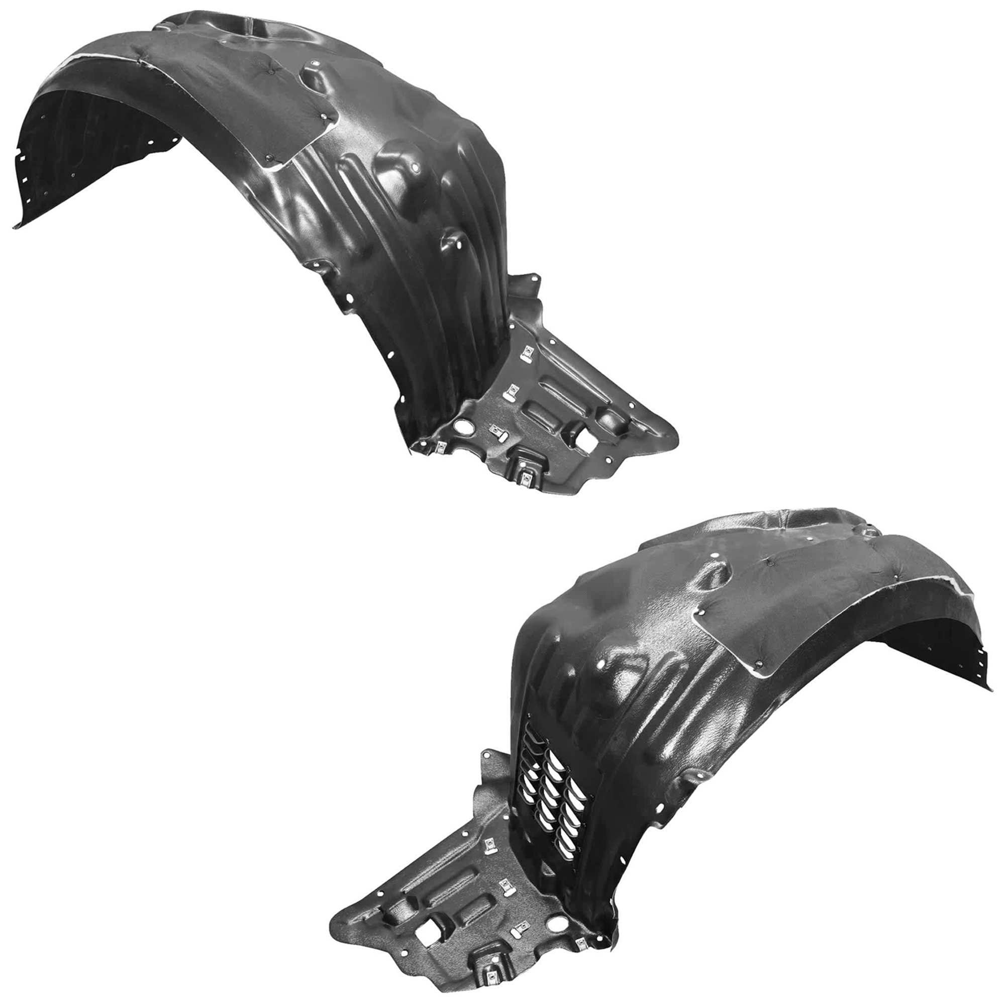 AM TLX 21-22 FRONT FENDER LINER RH AND LH Vacuum Form w Insulation Foam Base SH AWD Models w Advance and Platinum Elite Package SKU SET RA22210075 A Partslink AC1248143 AC1249143 OEM 74100TGVA21-74150TGVA21
