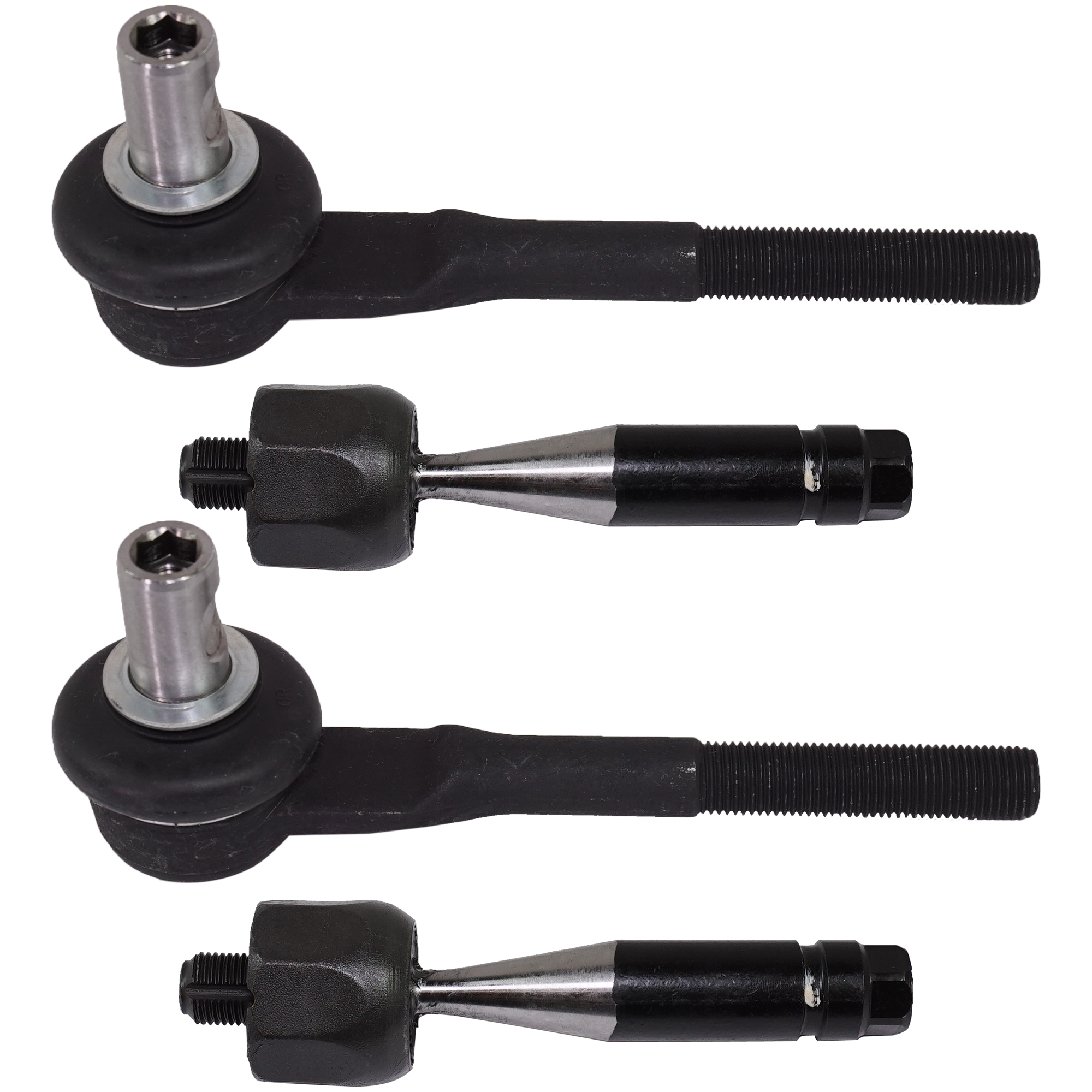 AM A6 QUATTRO 05-11 FRONT TIE ROD END RH AND LH Inner and Outer SKU SET RA28210019-4 OEM 1017101-2693663-4012326-4F0419