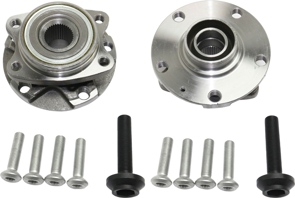 AM A4 A4 QUATTRO 02-08 FRONT HUB ASSEMBLY RH and LH Pre Pressed Hub Assembly SKU SET RA28370002-2 OEM 8E0498625B 4A0407615G
