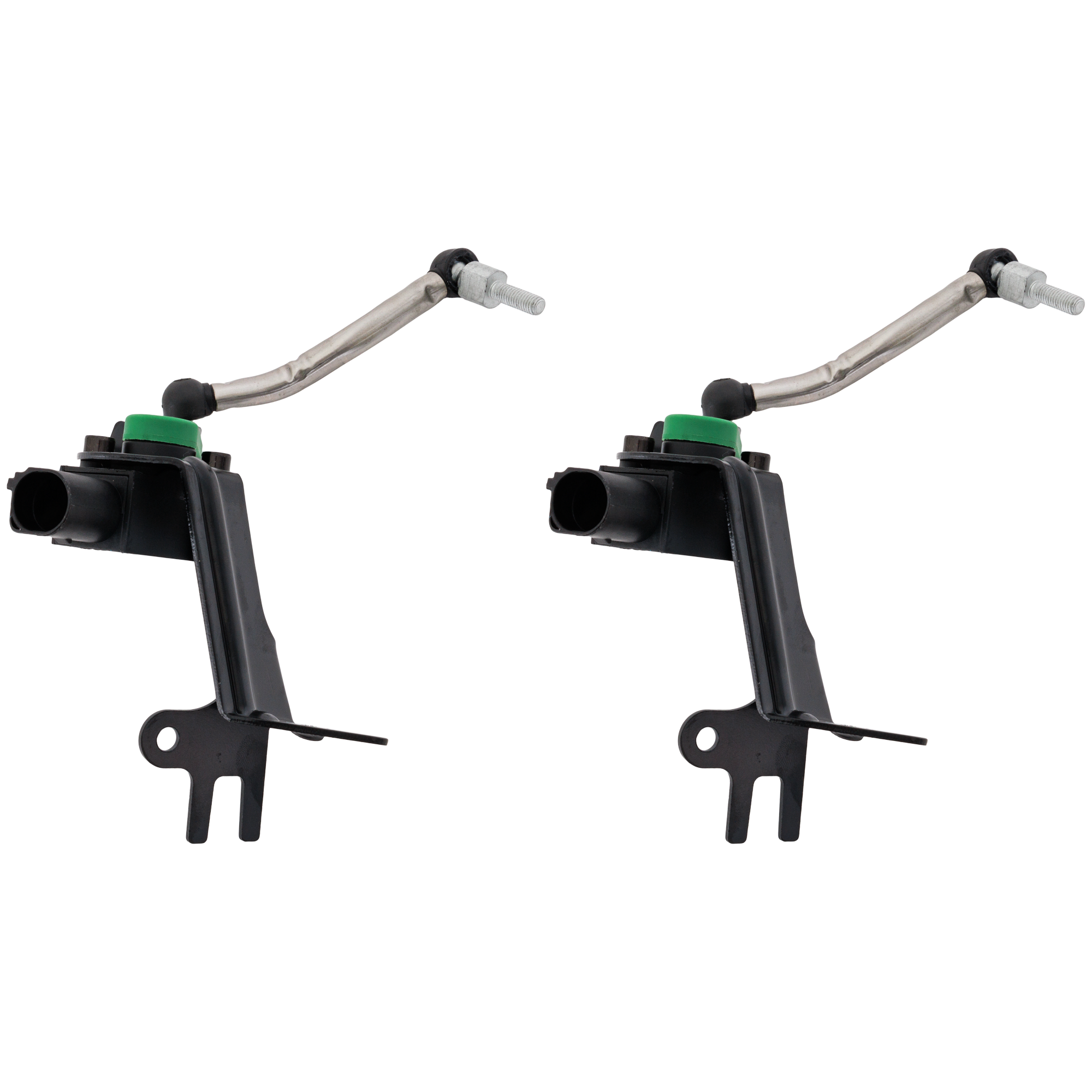 AM Q5-09-17 MACAN 15-22 FRONT SUSPENSION RIDE HEIGHT SENSOR RH AND LH Black Plastic SKU SET RA32840005 OEM 8R0941285D 8R0941286D