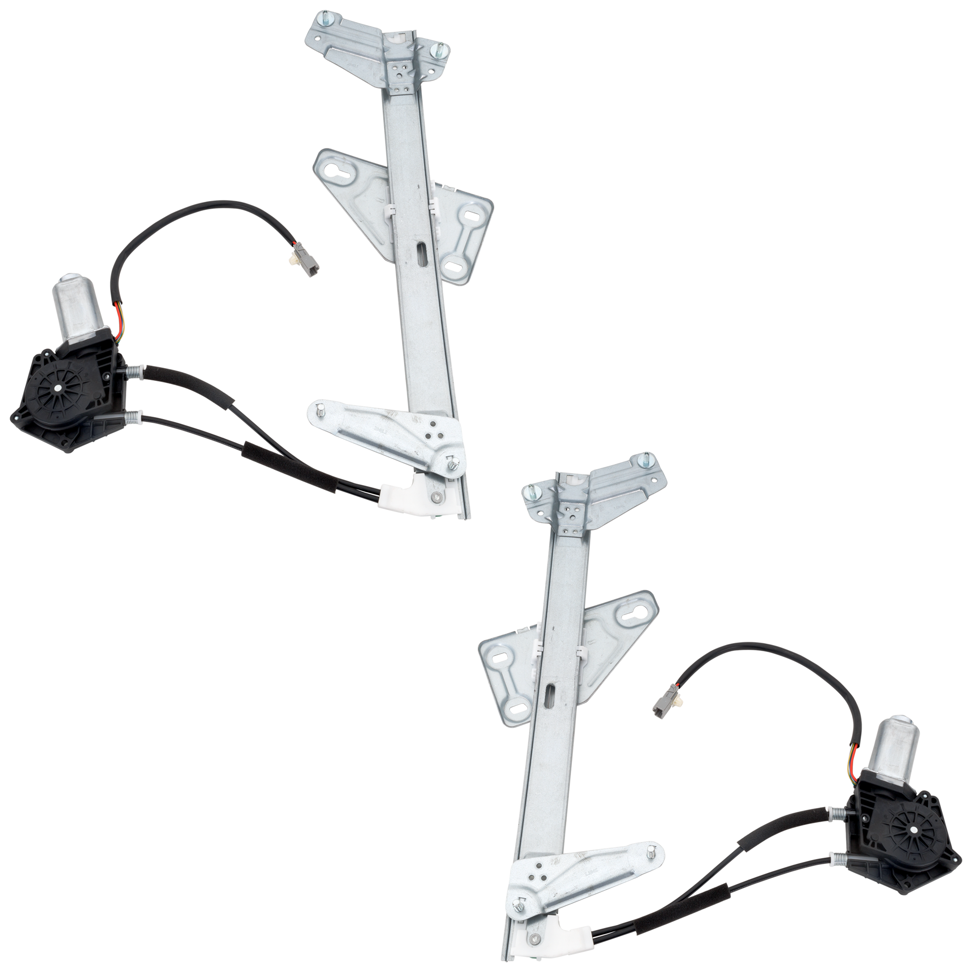 AM INTEGRA 94-01 FRONT WINDOW REGULATOR RH AND LH Power w Motor Sedan SKU SET RA46290029 Partslink AC1351103 AC1350103 OEM 72210ST8A02-72250ST8A02