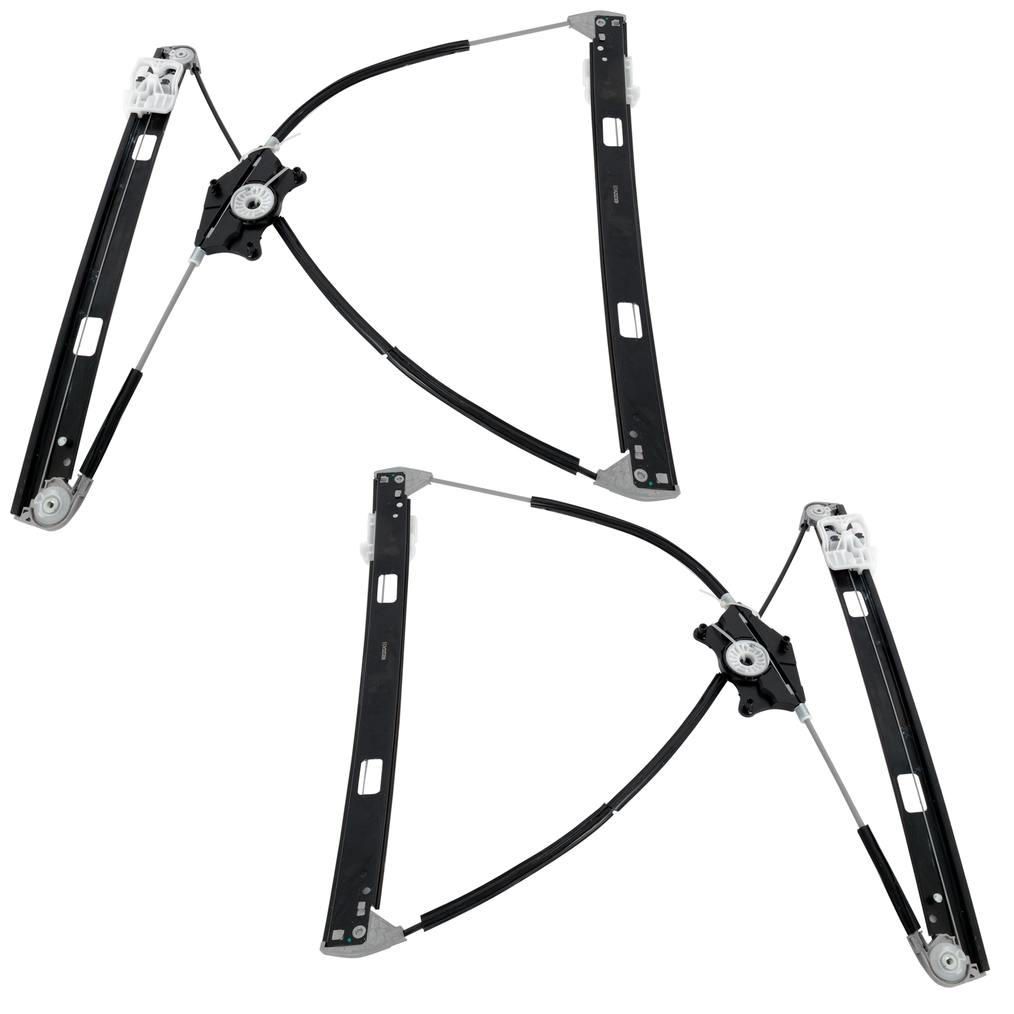 AM Q7-11-15 FRONT WINDOW REGULATOR RH AND LH Power w o Motor From 11-8-10 SKU SET RA46290039 OEM 4L0837462G 4L0837461G