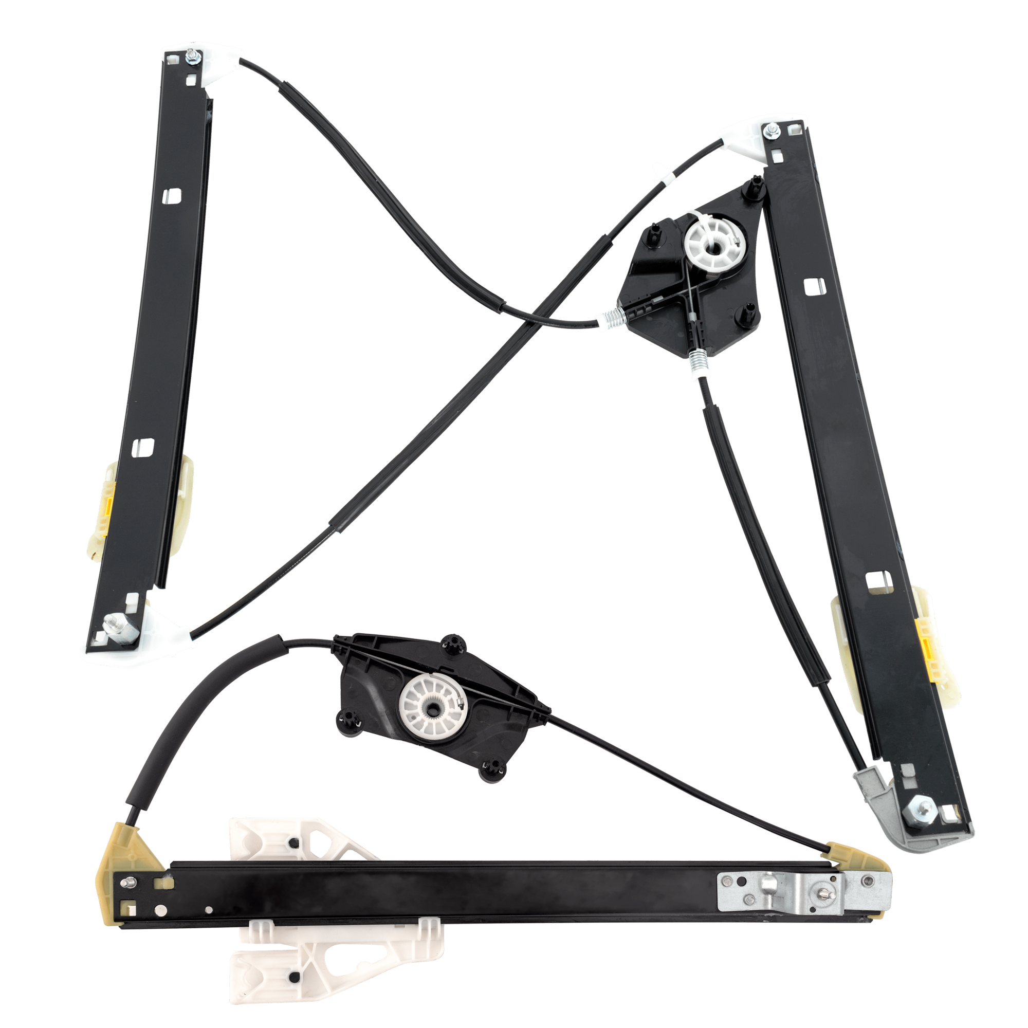 AM Q3-15-18 FRONT AND REAR WINDOW REGULATOR LH Power w o Motor SKU SET RA46910042 OEM 8U0837461-8U0839462