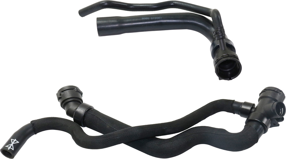AM A4 QUATTRO 02-05 A4-02-06 RADIATOR COOLANT HOSE Set of 2 Upper and Lower 4 Cyl 1.8L eng. SKU SET RA50150004 OEM 8E0121049N 8E0121101