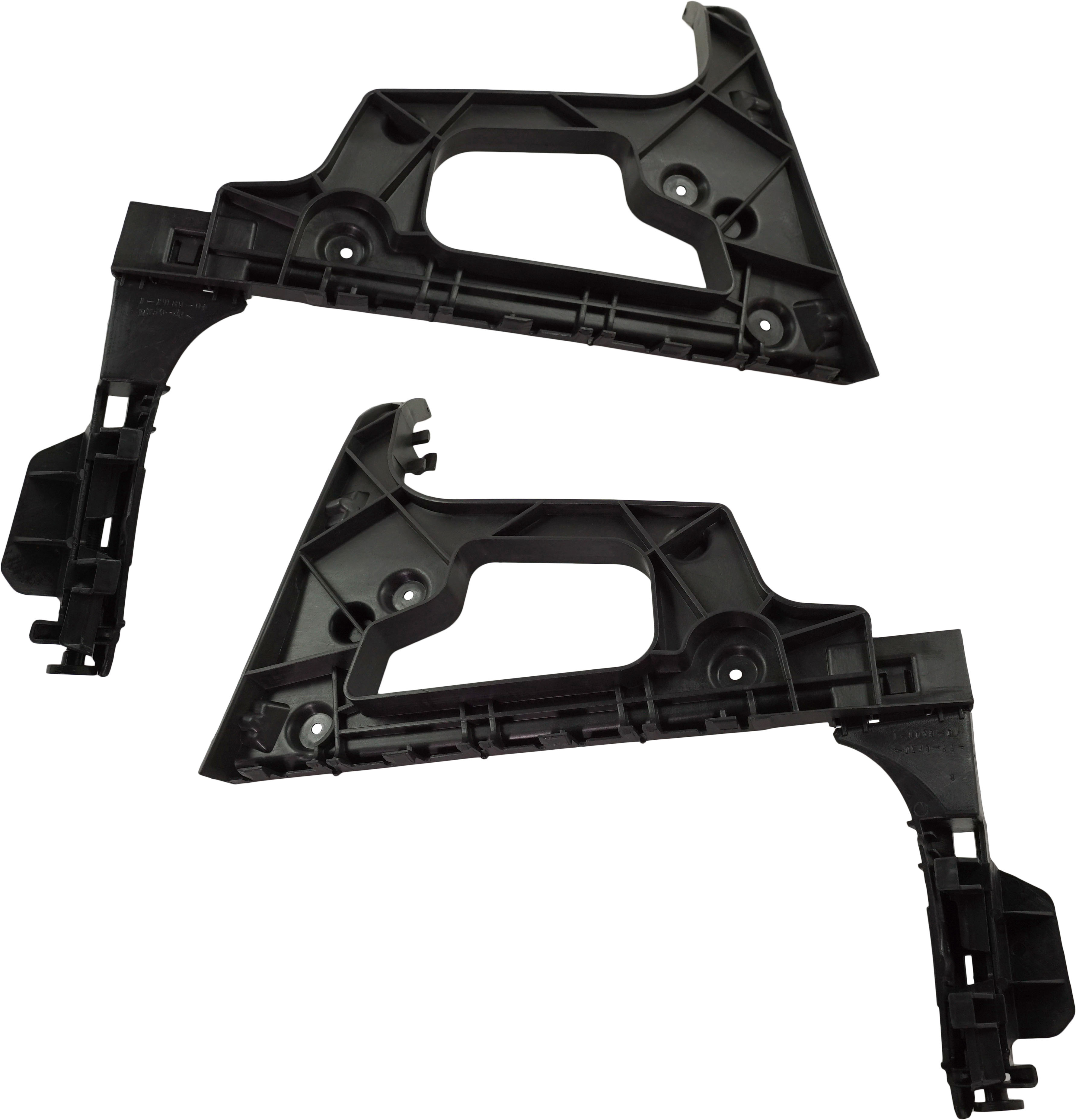 AM A5 S5-08-17 REAR BUMPER BRACKET RH AND LH Outer Bumper Cover Guide SKU SET RA76270005 Partslink AU1143102 AU1142102 OEM 8T0807572-8T0807571