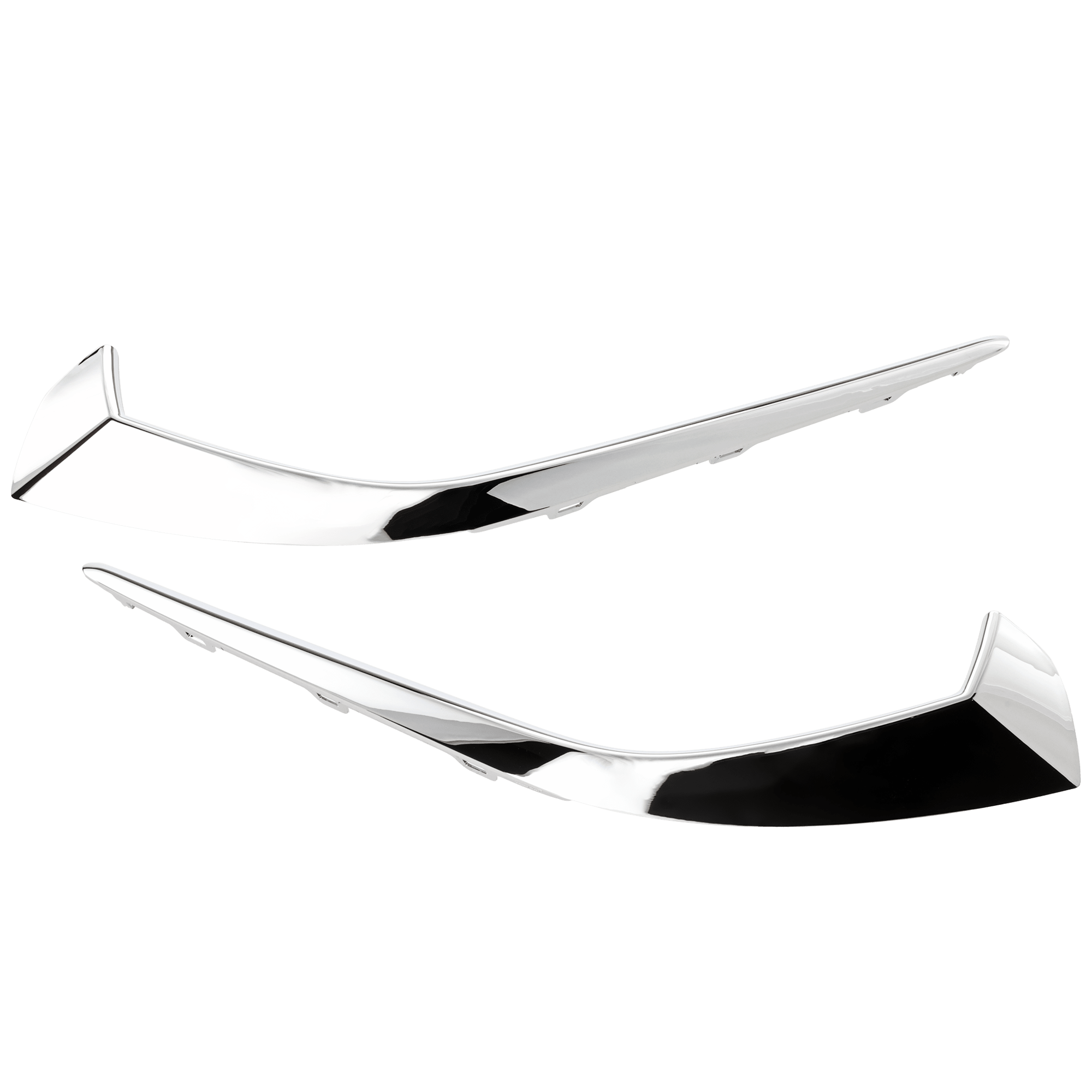 AM TLX 18-20 REAR BUMPER MOLDING RH AND LH Chrome Cover Molding Advance Base Elite Technology Models Canada USA 3.5L Eng. Built Vehicles SKU SET RA76350015 Partslink AC1146105 AC1147105 OEM 71504TZ3A00-71509TZ3A00