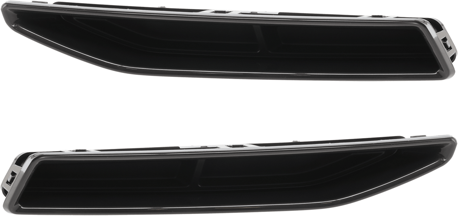 AM Q3-19-23 REAR BUMPER MOLDING RH AND LH Diffuser Dark Chrome w o S Line Package SKU SET RA76350025 Partslink AU1146103 AU1147103 OEM 83A807763RN4-83A807764RN4