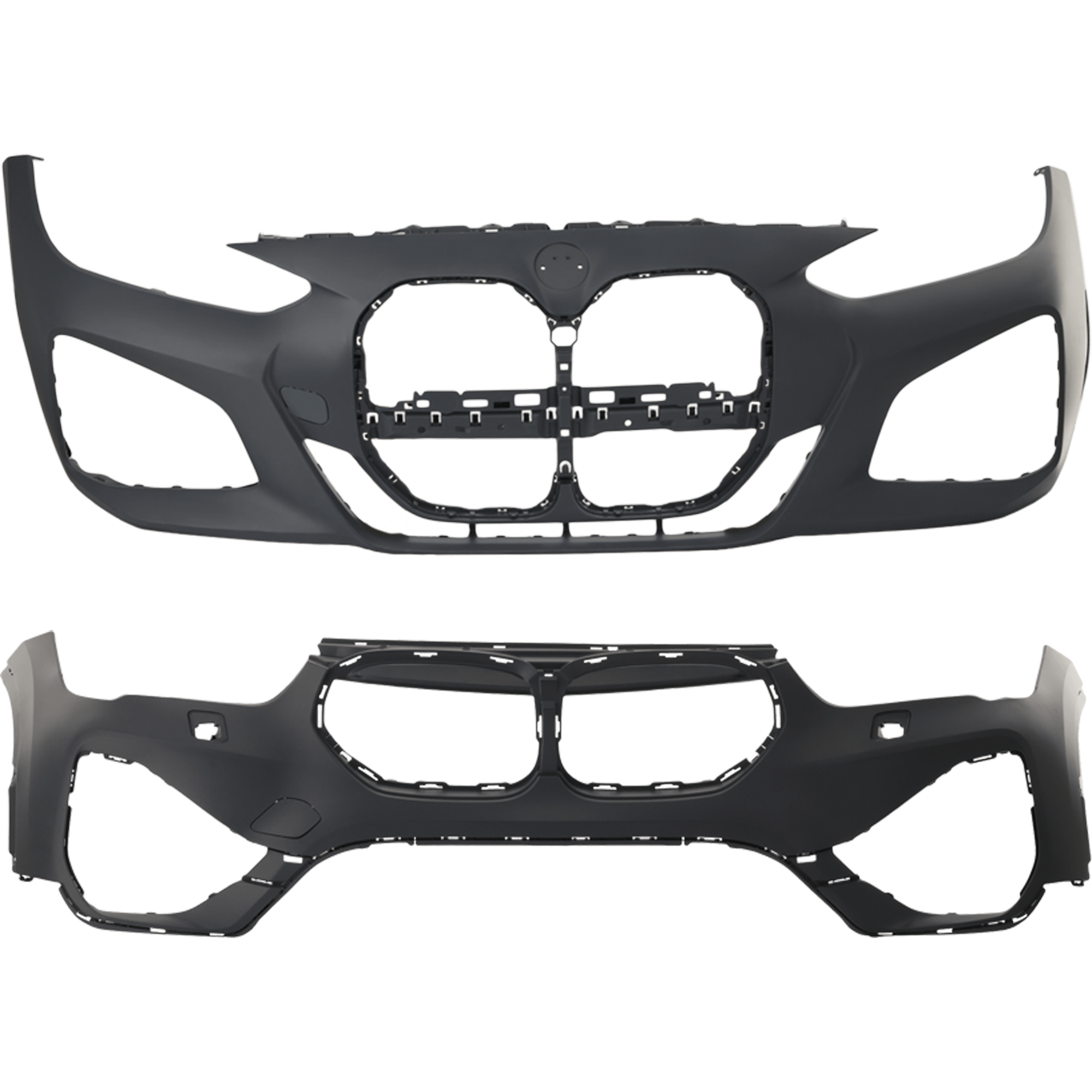 AM 430I 430I XDRIVE M440I M440I XDRIVE 21-24 FRONT AND REAR BUMPER COVER Primed 430i M Sport Line w o Parking Assist SKU SET RB01030141P A