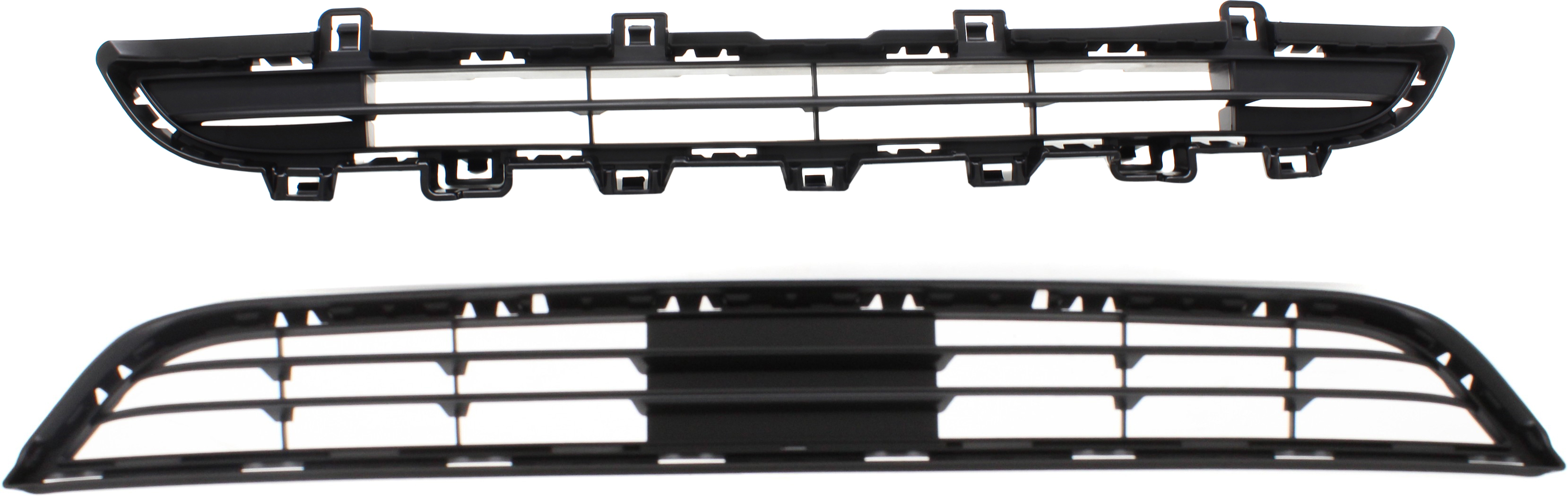 AM X3-15-17 FRONT BUMPER GRILLE Center Upper and Lower Primed CAPA SKU SET RB01530005Q 2 Partslink BM1036161C BM1036163C OEM 5-111-733-847-651-110-000-000