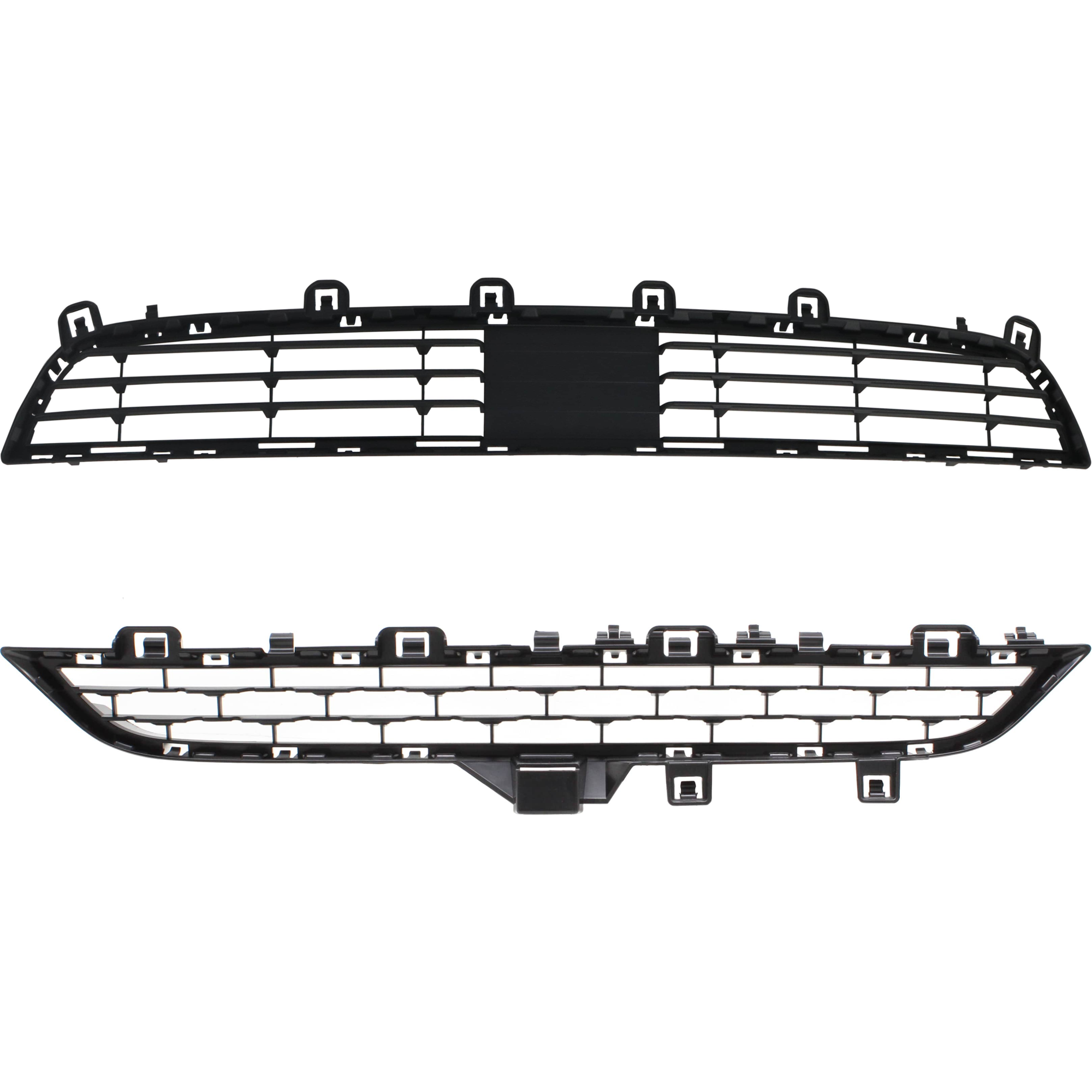 AM X5-14-18 FRONT BUMPER GRILLE Center Upper and Lower Aluminum Exc. Hybrid Model Standard w o M Sport Pkg w ACC SKU SET RB01530024 B