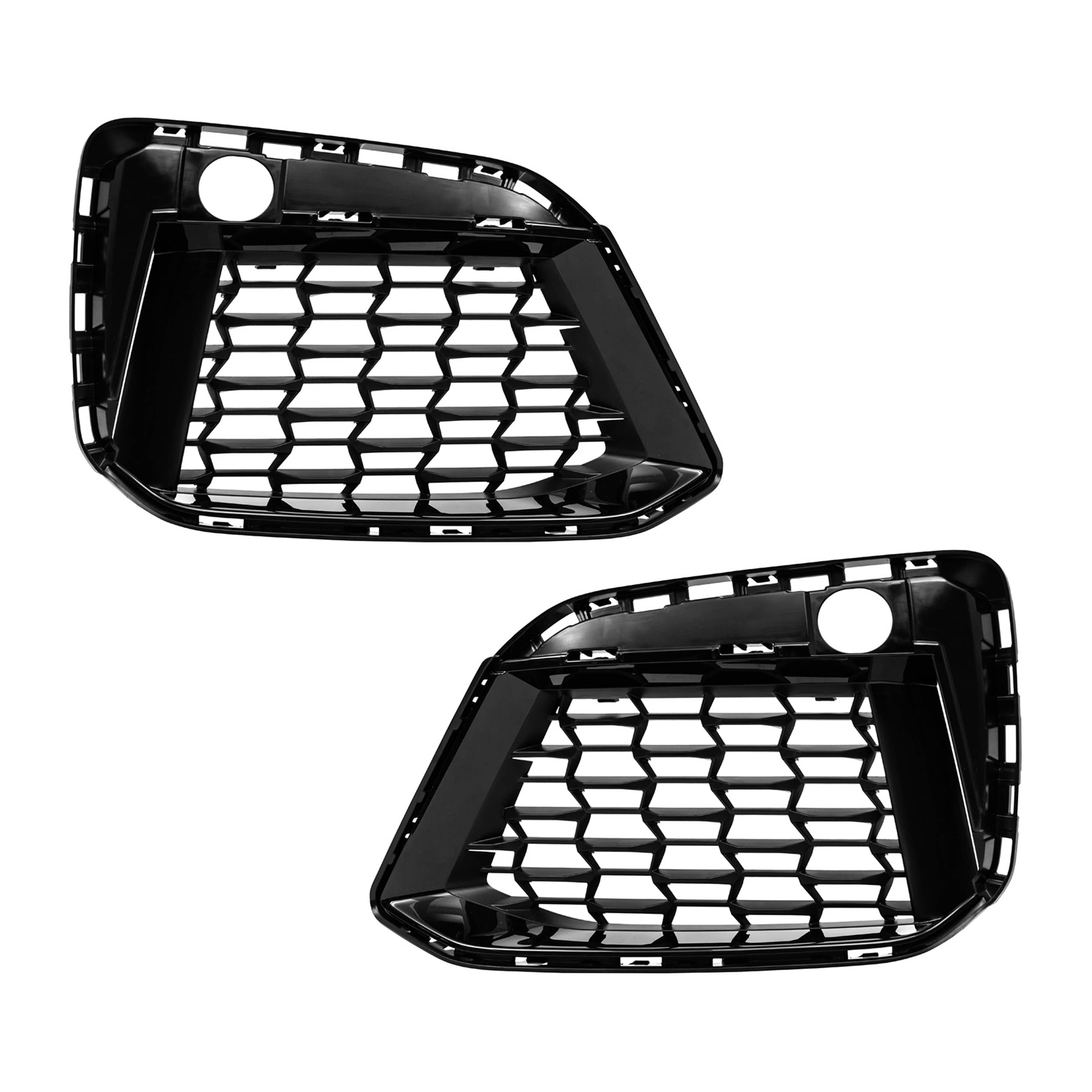 AM 5 SERIES 21-23 FRONT BUMPER GRILLE RH AND LH Textured Black w M Package M550i w Shadow Line SKU SET RB01530069 Partslink BM1039229 BM1038229 OEM 51118098670-51118098669