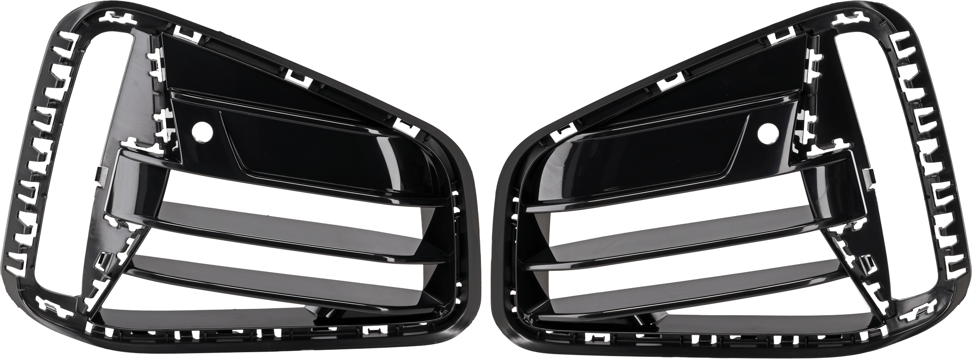 AM M440I 21-24 FRONT BUMPER GRILLE RH AND LH Gloss Black Convertible Coupe SKU SET RB01530103 Partslink BM1038244 BM1039244 OEM 51118077065-51118077066
