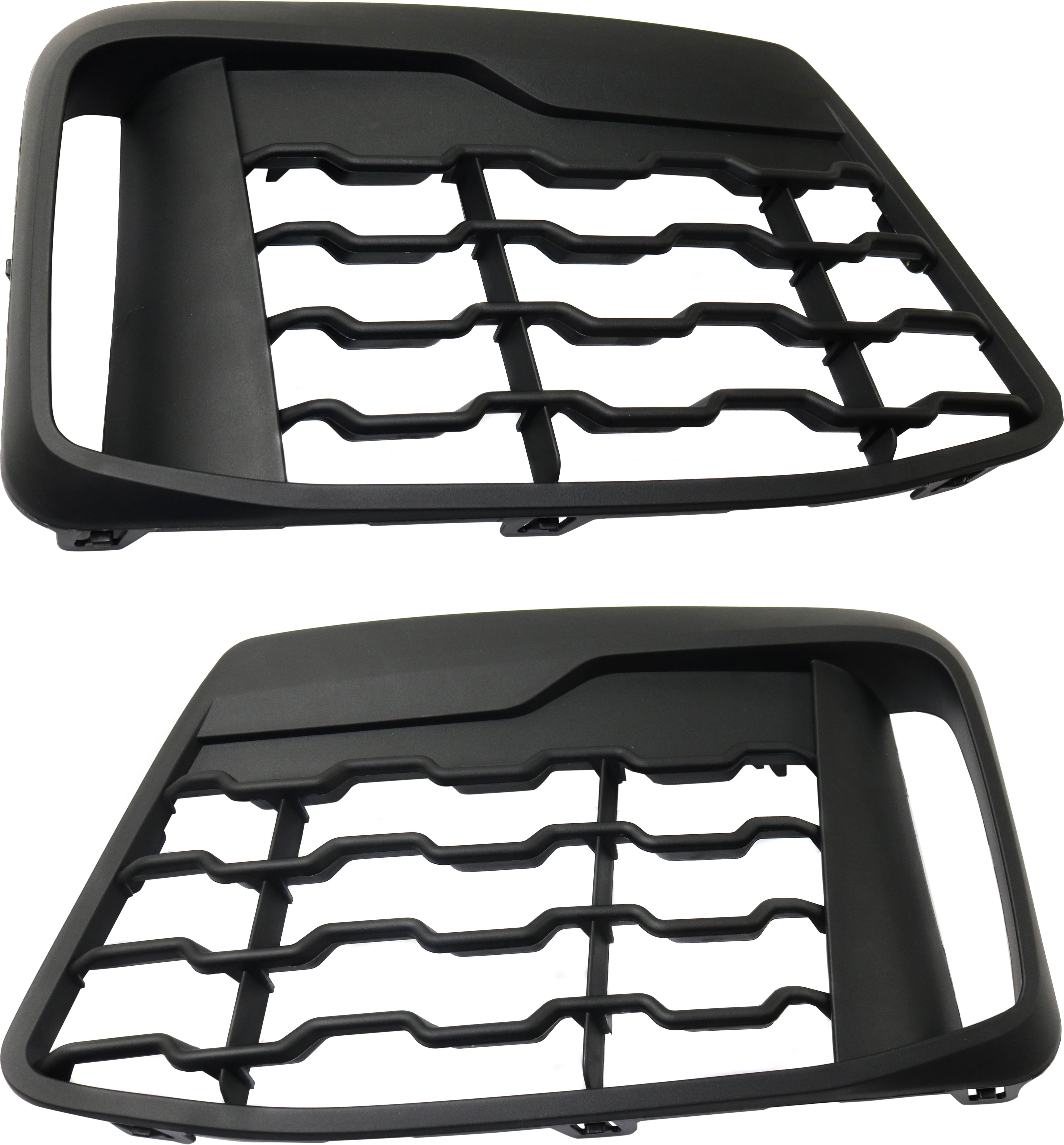 AM X1-17-19 FRONT BUMPER GRILLE RH AND LH Primed SKU SET RB01550013 Partslink BM1039175 BM1038175 OEM 51118059890-51118059889