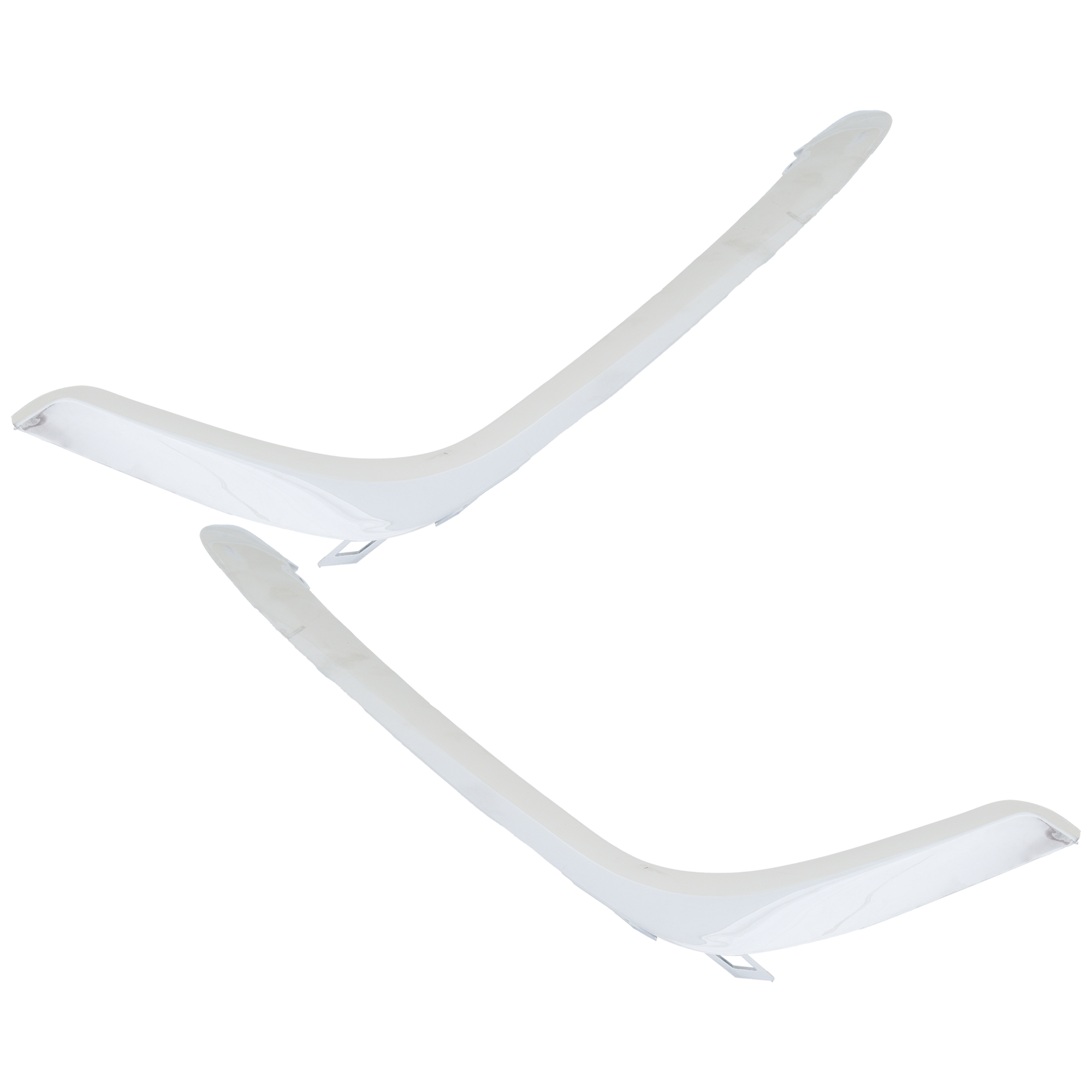 AM REGAL 14-17 FRONT BUMPER MOLDING RH AND LH Chrome Base Premium Models SKU SET RB01590013 Partslink GM1047124 GM1046124 OEM 23109702-23109703