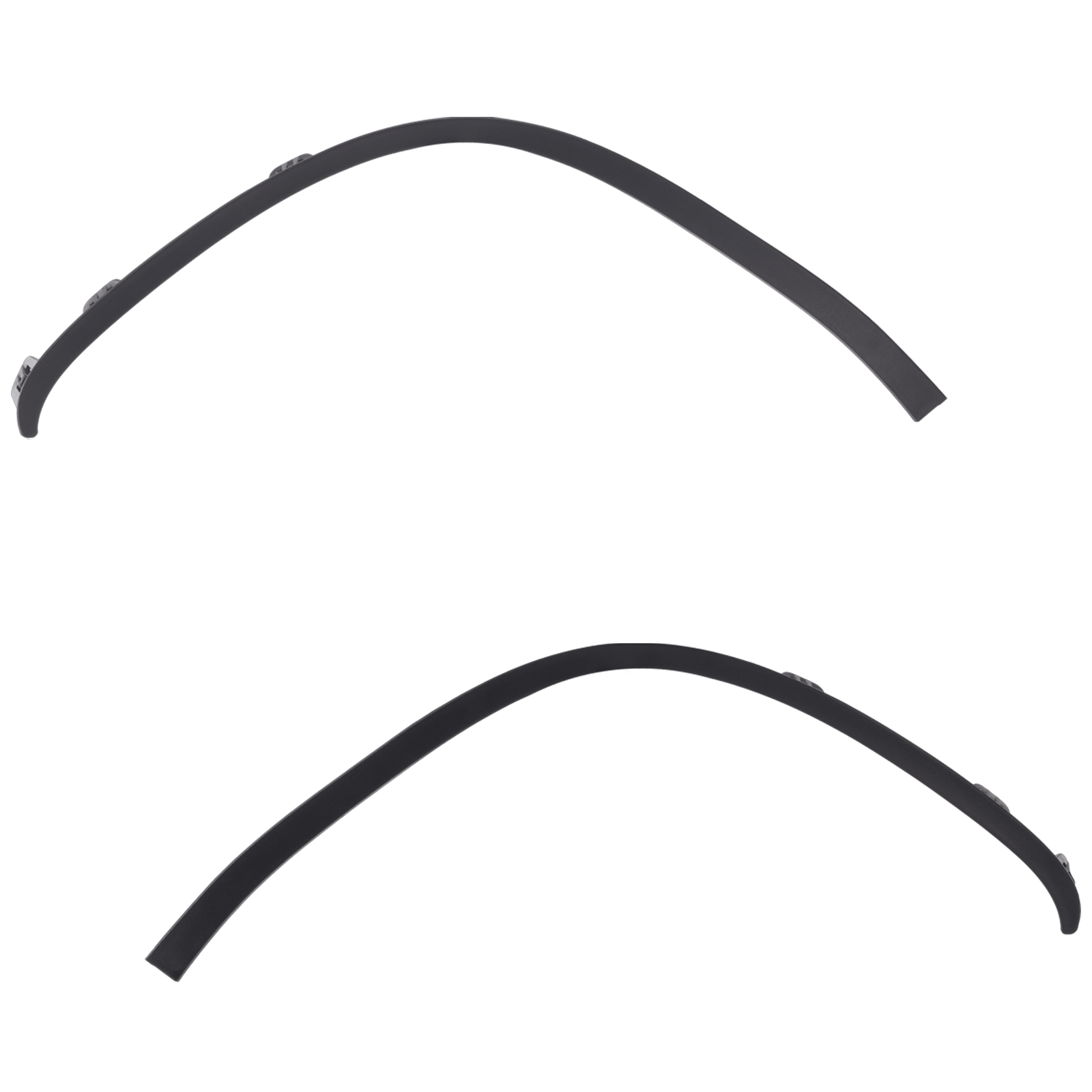 AM GLC63 AMG GLC63 AMG S 20-21 FRONT BUMPER MOLDING RH AND LH Outer Trim Molding Textured SUV Coupe SKU SET RB01590025 Partslink MB1047182 MB1046182 OEM 2538854105-2538853905