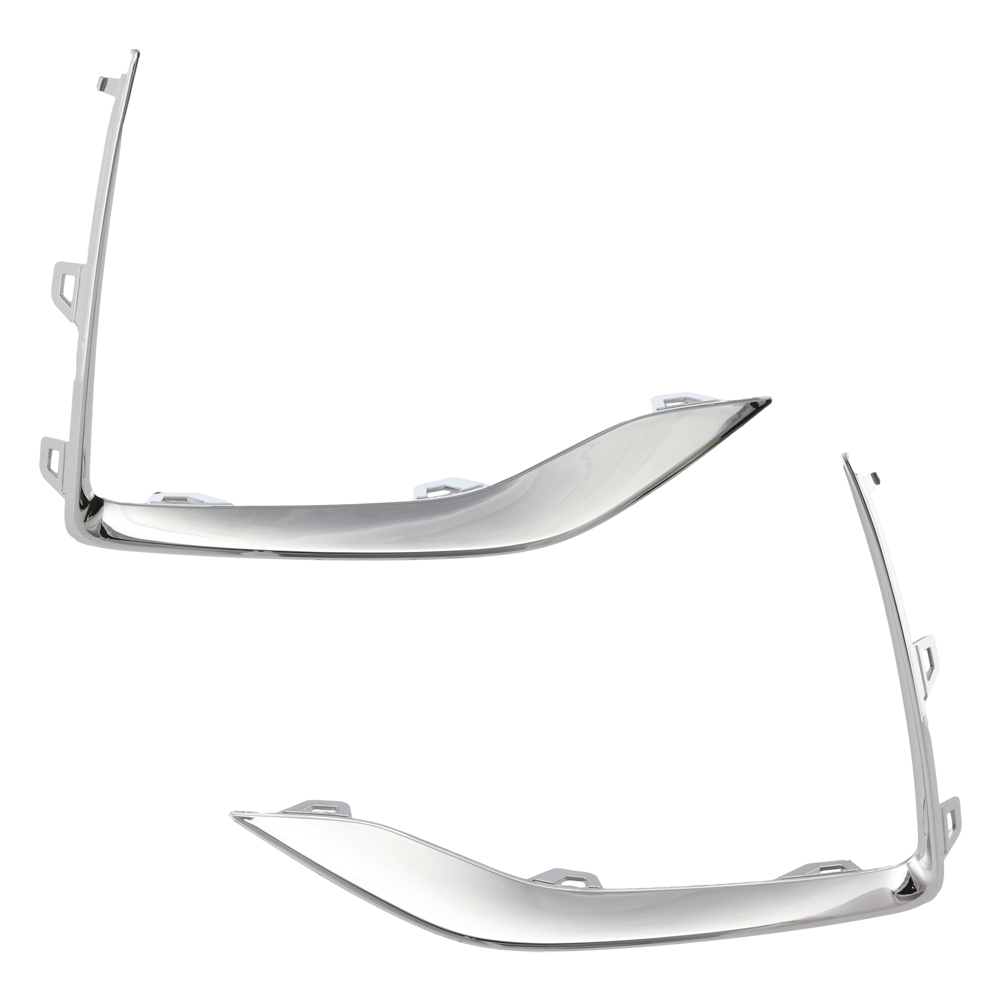 AM ENCORE GX 20-23 FRONT BUMPER MOLDING RH AND LH Cover Insert Chrome w o Sport Touring Package SKU SET RB01590039 Partslink GM1046137 GM1047137 OEM 42660271-42660272