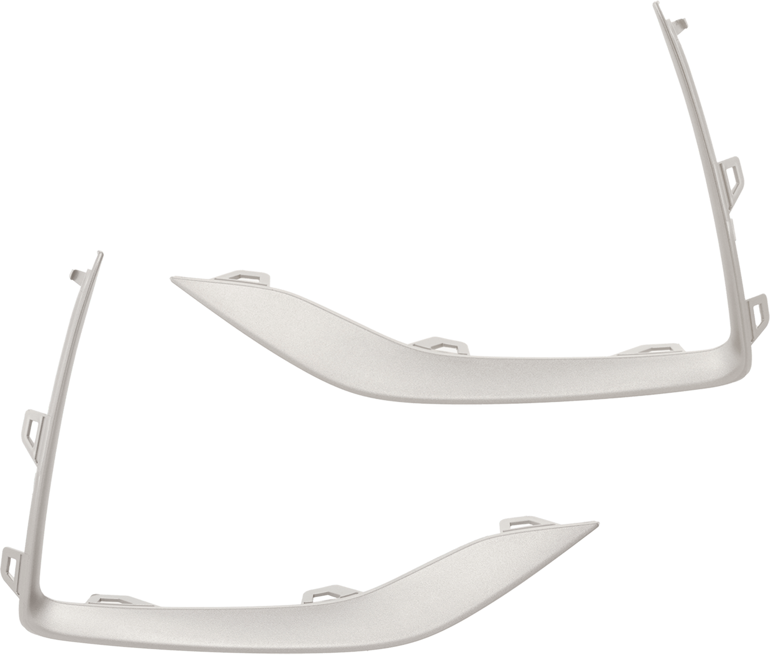 AM ENCORE GX 20-23 FRONT BUMPER MOLDING RH AND LH Cover Insert Textured w o Sport Touring Package SKU SET RB01590043 Partslink GM1046136 GM1047136 OEM 42737391-42737392
