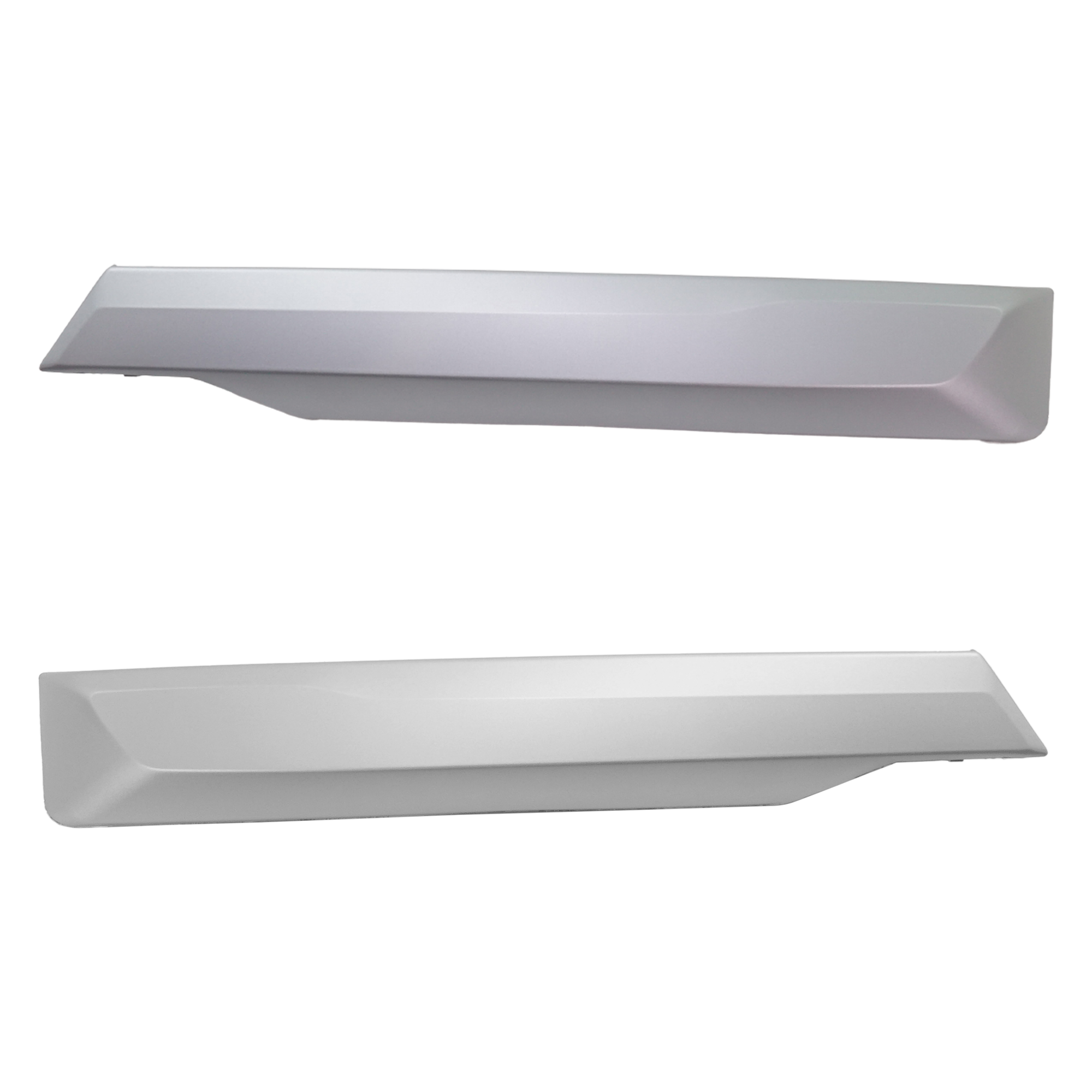 AM X3-18-21 FRONT BUMPER GRILLE MOLDING RH AND LH Primed Silver XLine w o M Sport Package 30I Model SKU SET RB01610005 Partslink BM1047148 BM1046148 OEM 51117421988-51117421987