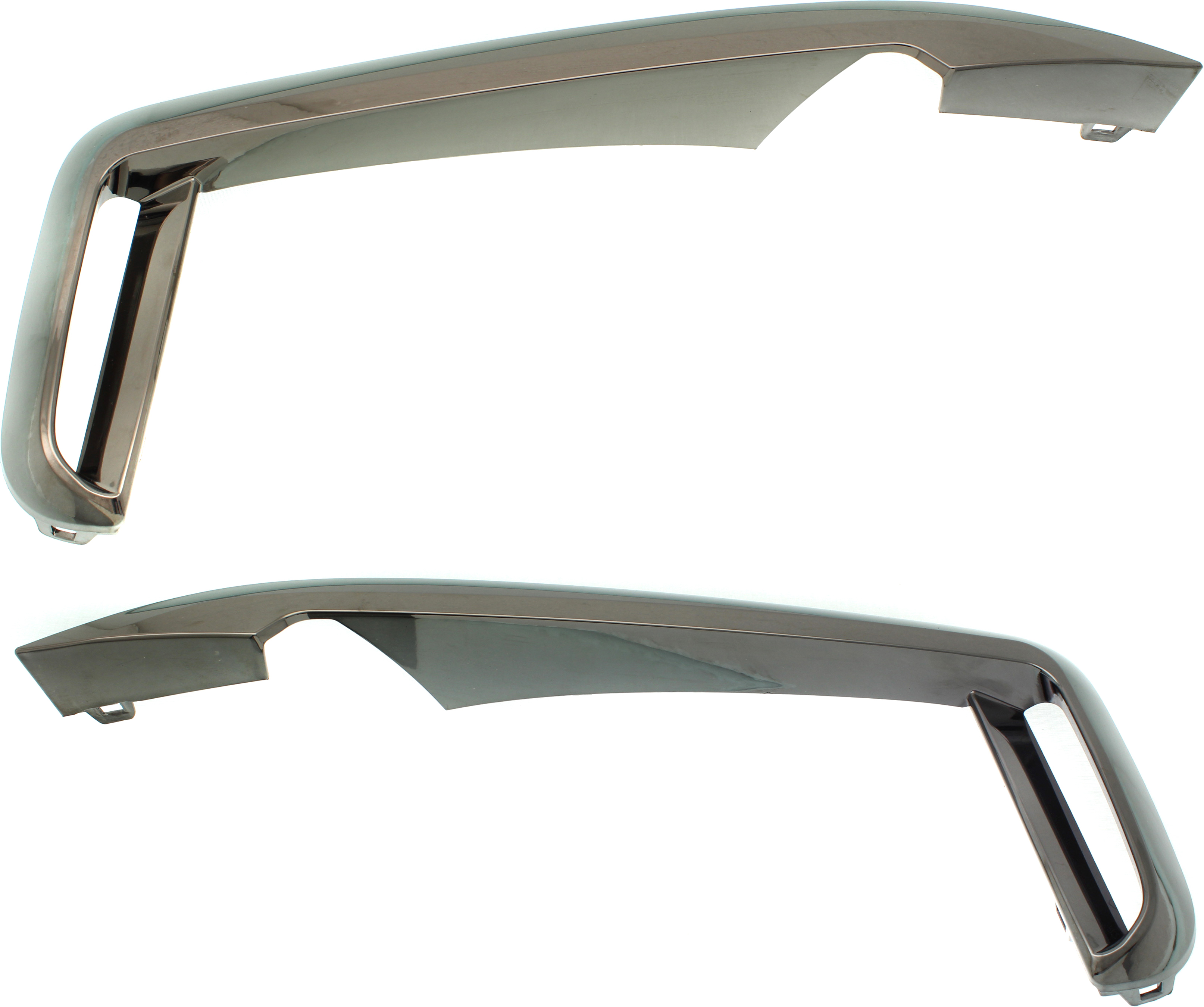 AM 7 SERIES 16-19 GRILLE MOLDING RH AND LH Painted Black w M Package w Shadow Line SKU SET RB02030009 Partslink BM1046137 BM1047137 OEM 51118061119-51118061120