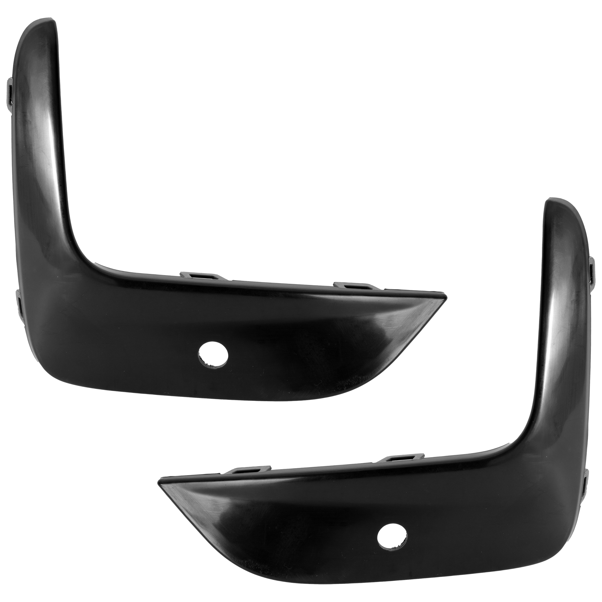 AM 330I 330E 19-22 FRONT BUMPER GRILLE MOLDING RH AND LH Black Sedan w M Sport Package w Park Distance Control Sensor Holes SKU SET RB02030013 Partslink BM1039215 BM1038215 OEM 51118089208-51118089207
