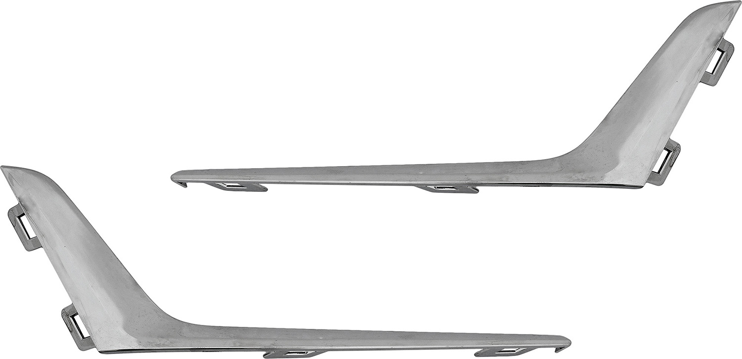 AM 330I 330E 19-22 FRONT BUMPER GRILLE MOLDING RH AND LH Upper Chrome Luxury Line w o M Sport Package SKU SET RB02030017 Partslink BM1047150 BM1046150 OEM 5-111-747-152-251-110-000-000