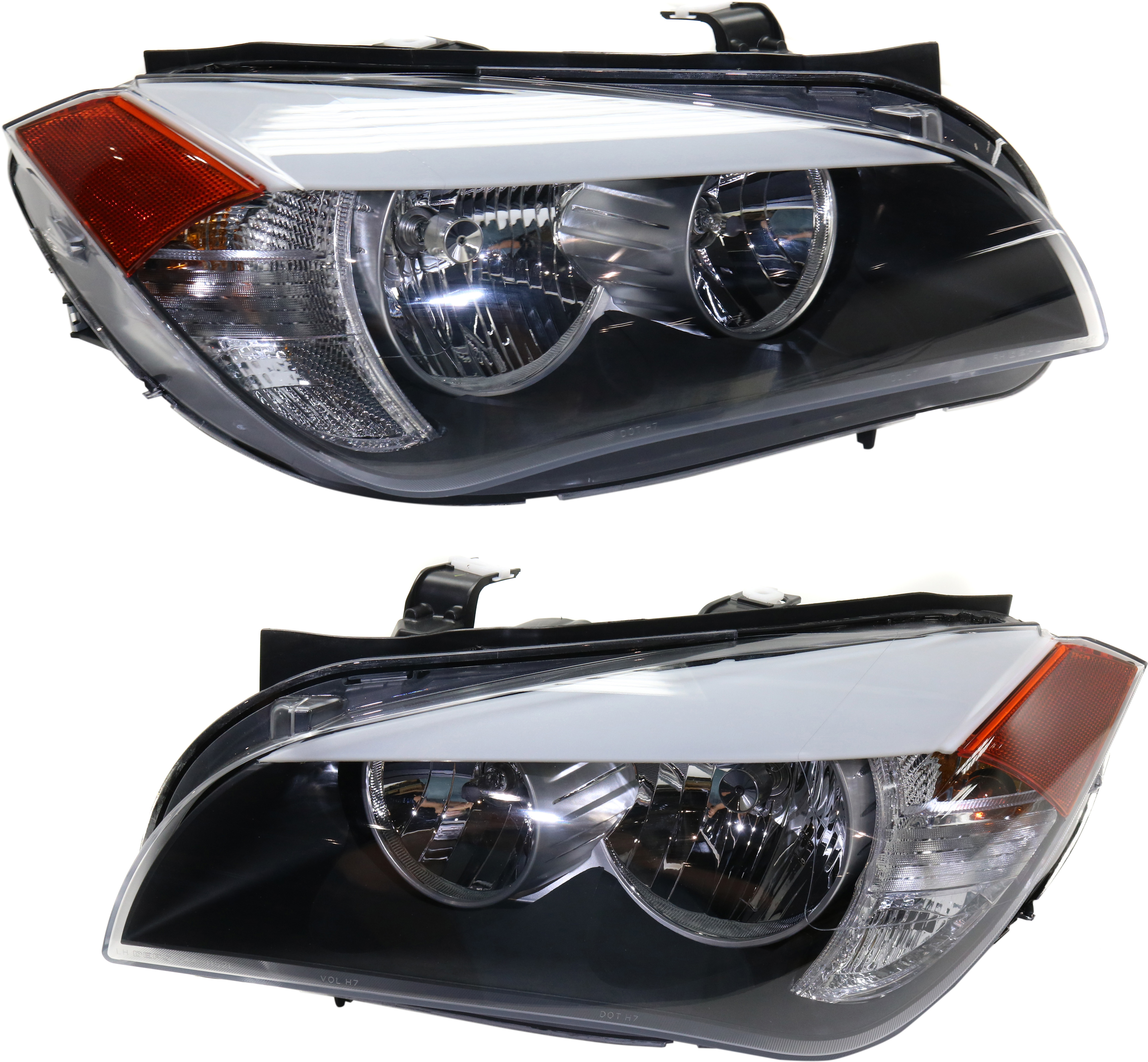 AM X1-12-12 HEAD LAMP RH AND LH Assembly Halogen SKU SET RB10010001 Partslink BM2503178 BM2502178 OEM 63112990006 PFM 63112990005 PF